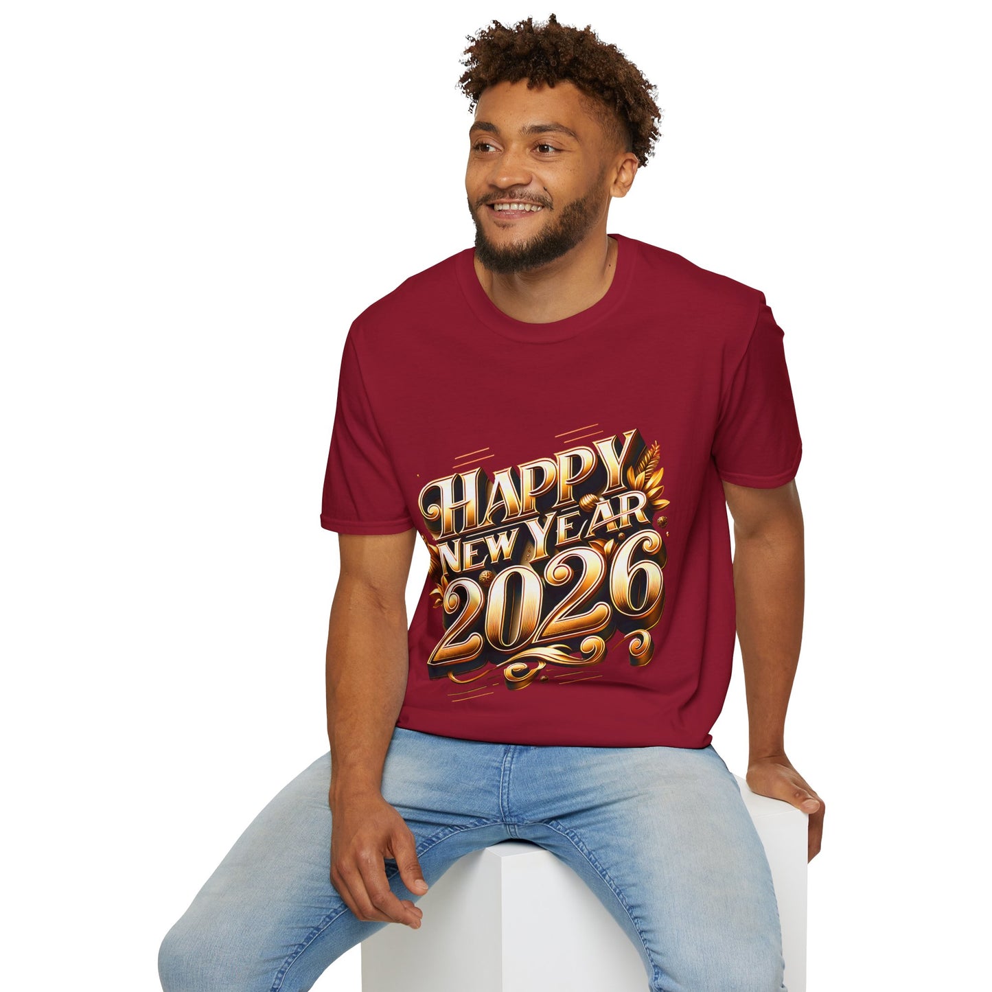 Happy New Year 2026 Unisex Softstyle T-Shirt