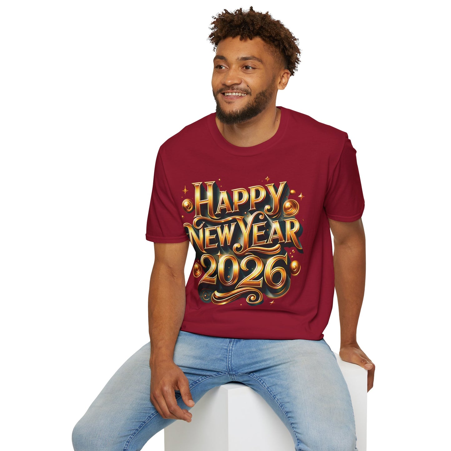 Happy New Year 2026 Unisex Softstyle T-Shirt