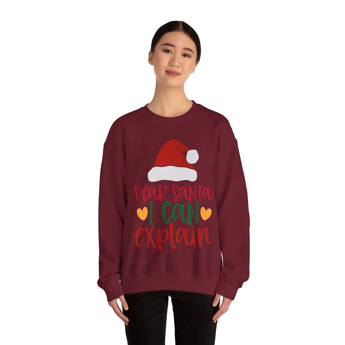 Dear Santa I Can Explain Christmas Sweatshirt