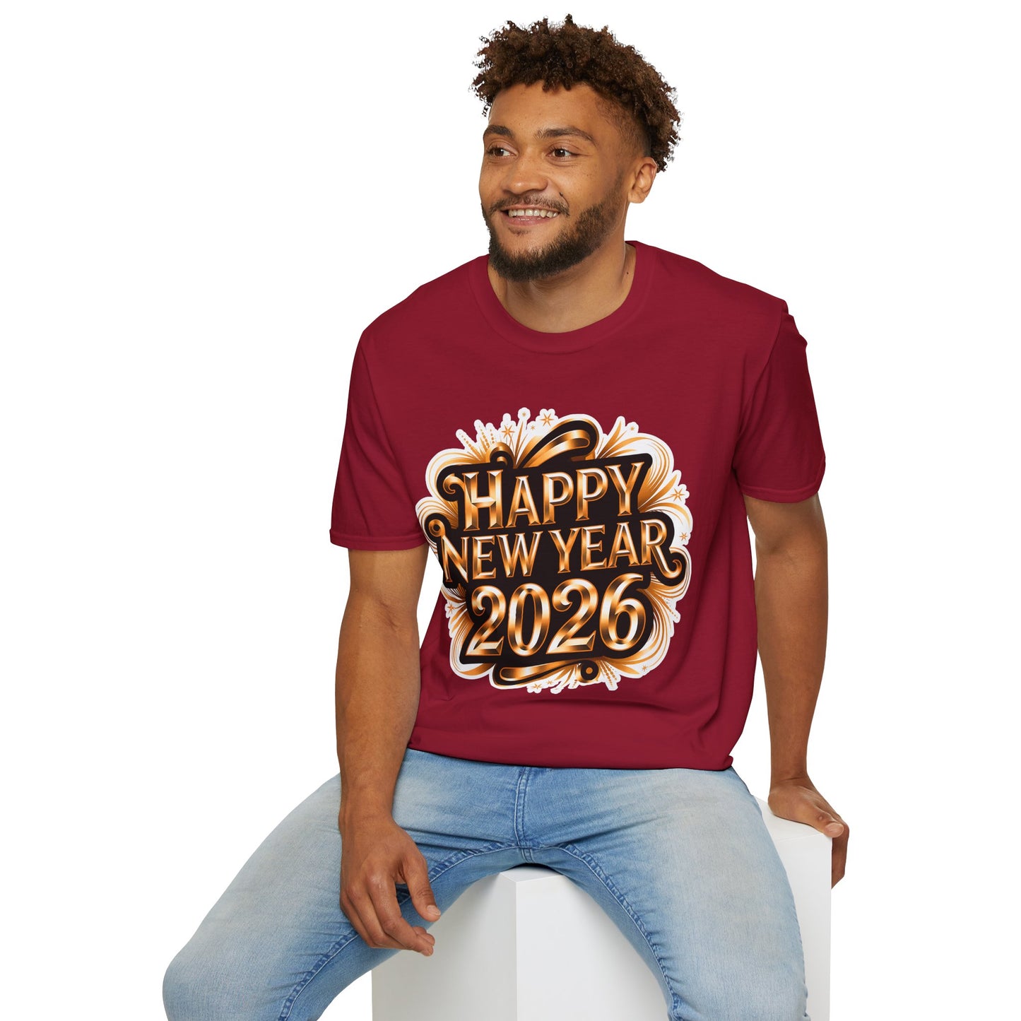 Happy New Year2026 Unisex Softstyle T-Shirt