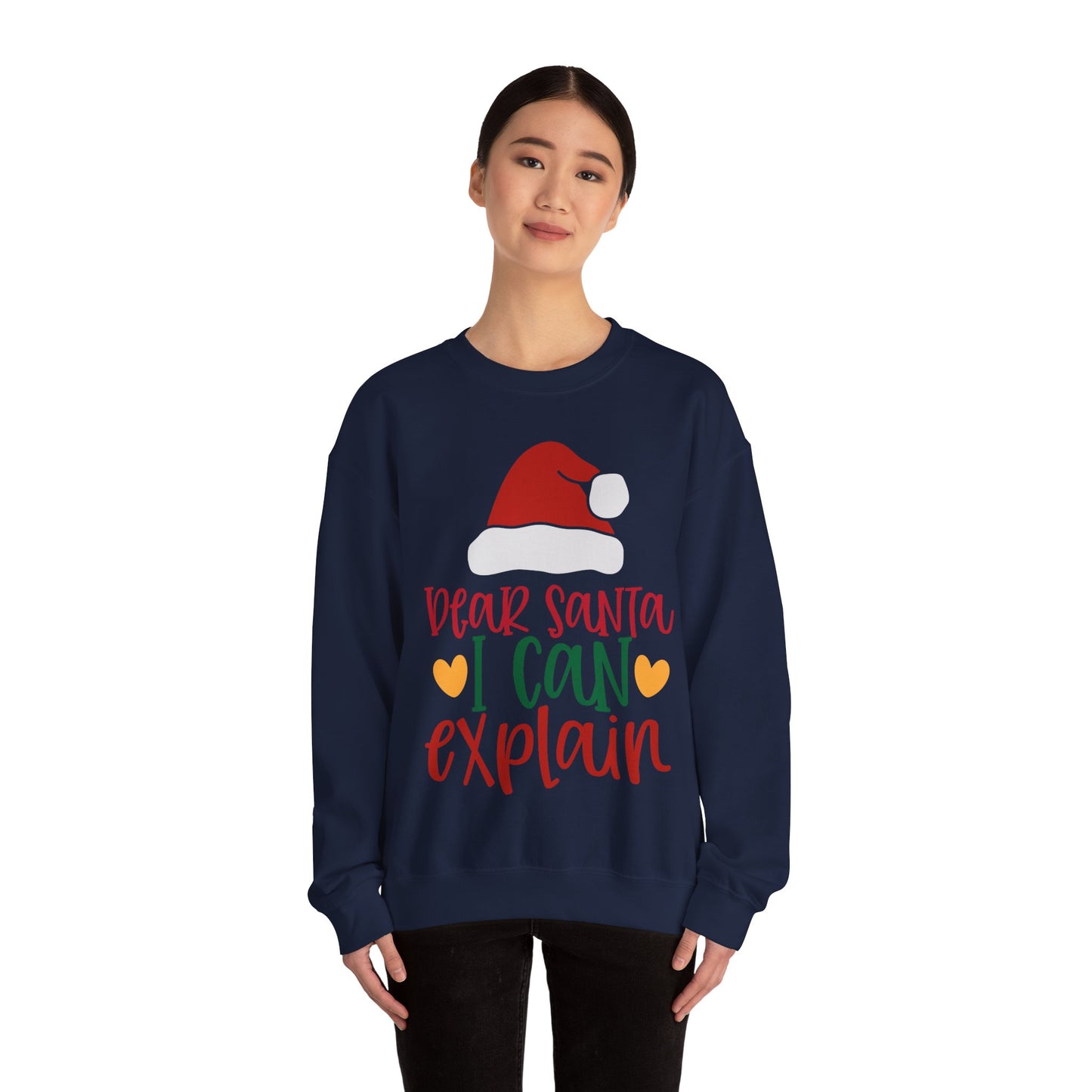 Dear Santa I Can Explain Christmas Sweatshirt