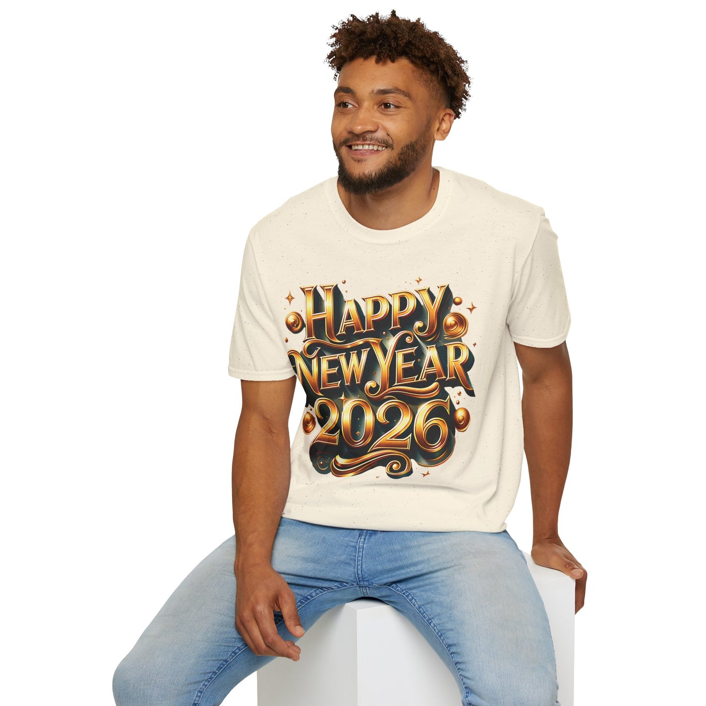 Happy New Year 2026 Unisex Softstyle T-Shirt
