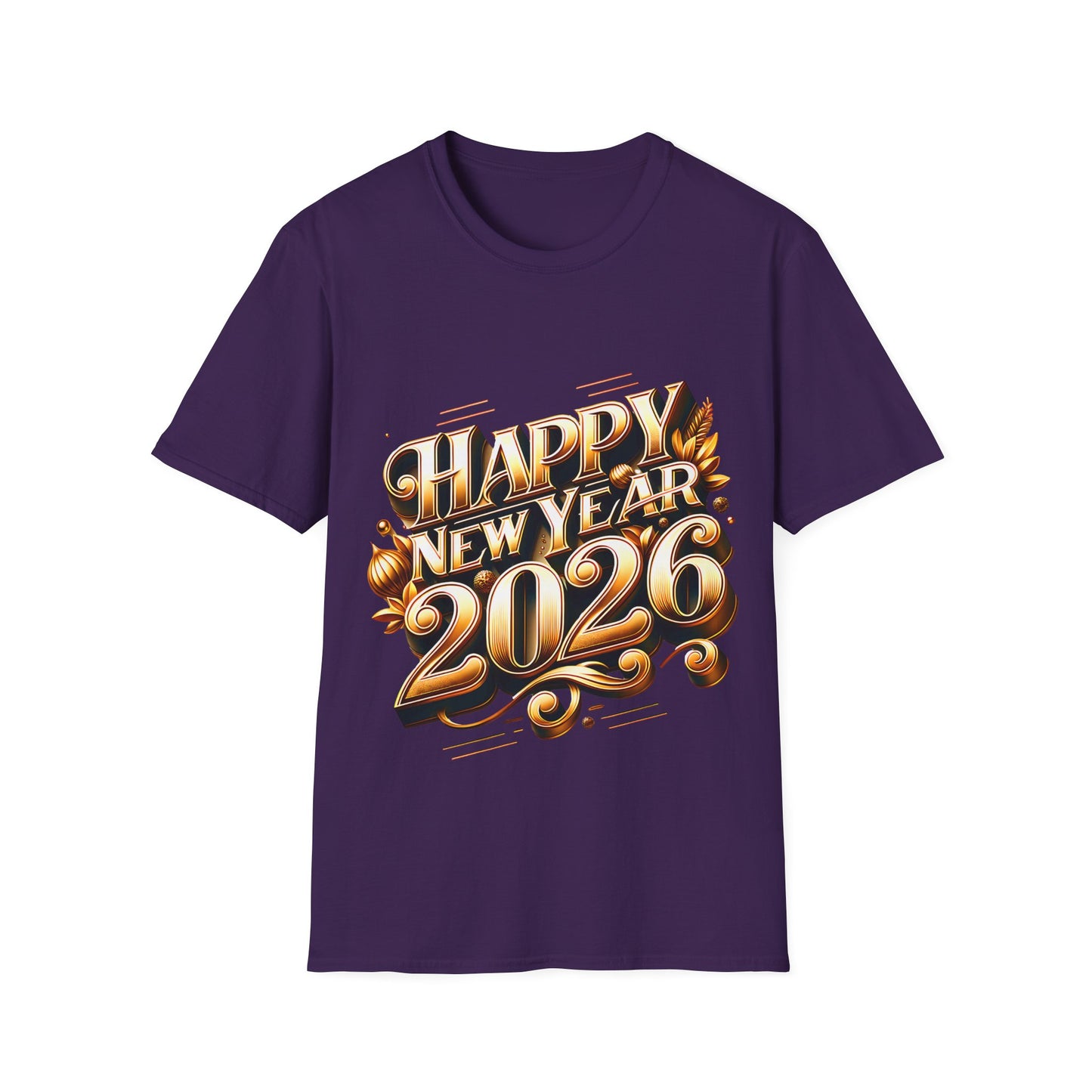 Happy New Year 2026 Unisex Softstyle T-Shirt
