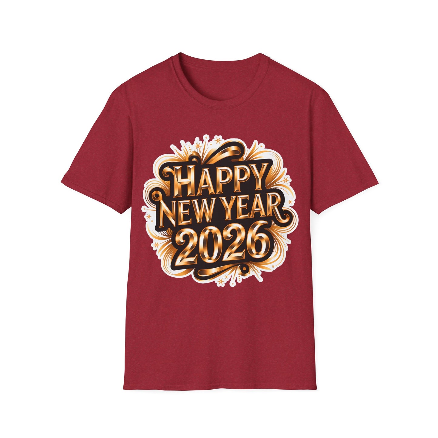 Happy New Year2026 Unisex Softstyle T-Shirt