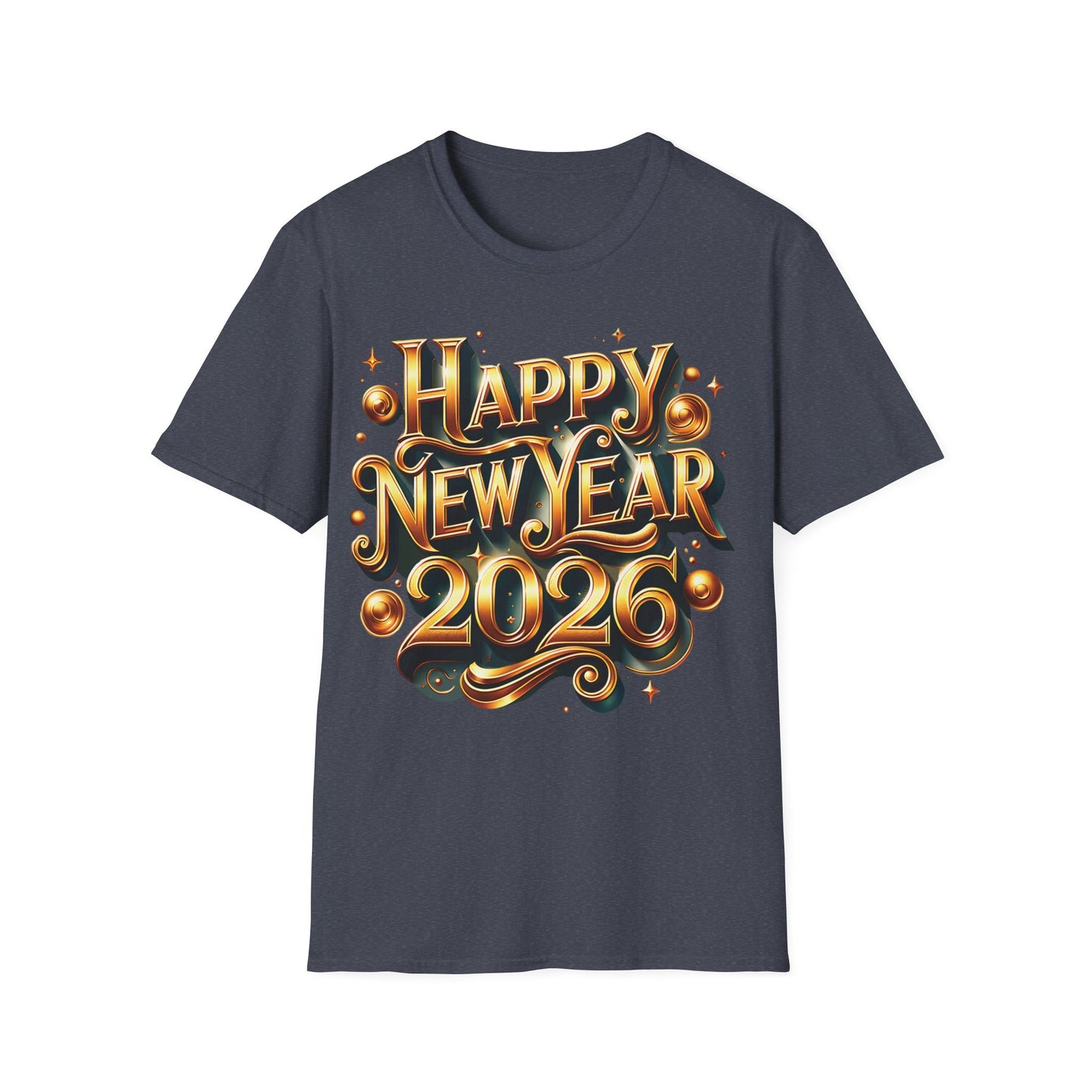 Happy New Year 2026 Unisex Softstyle T-Shirt