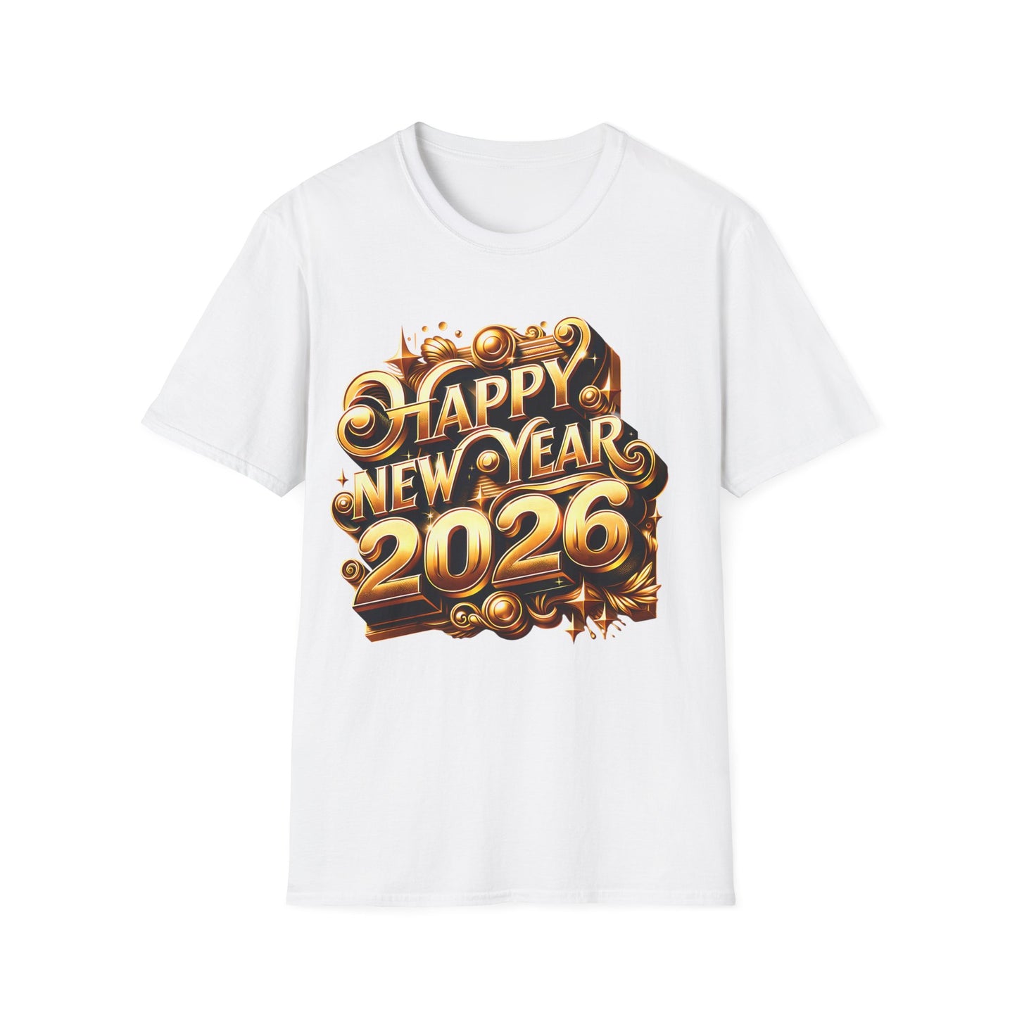 Happy New Year 2026 Softstyle T-Shirt