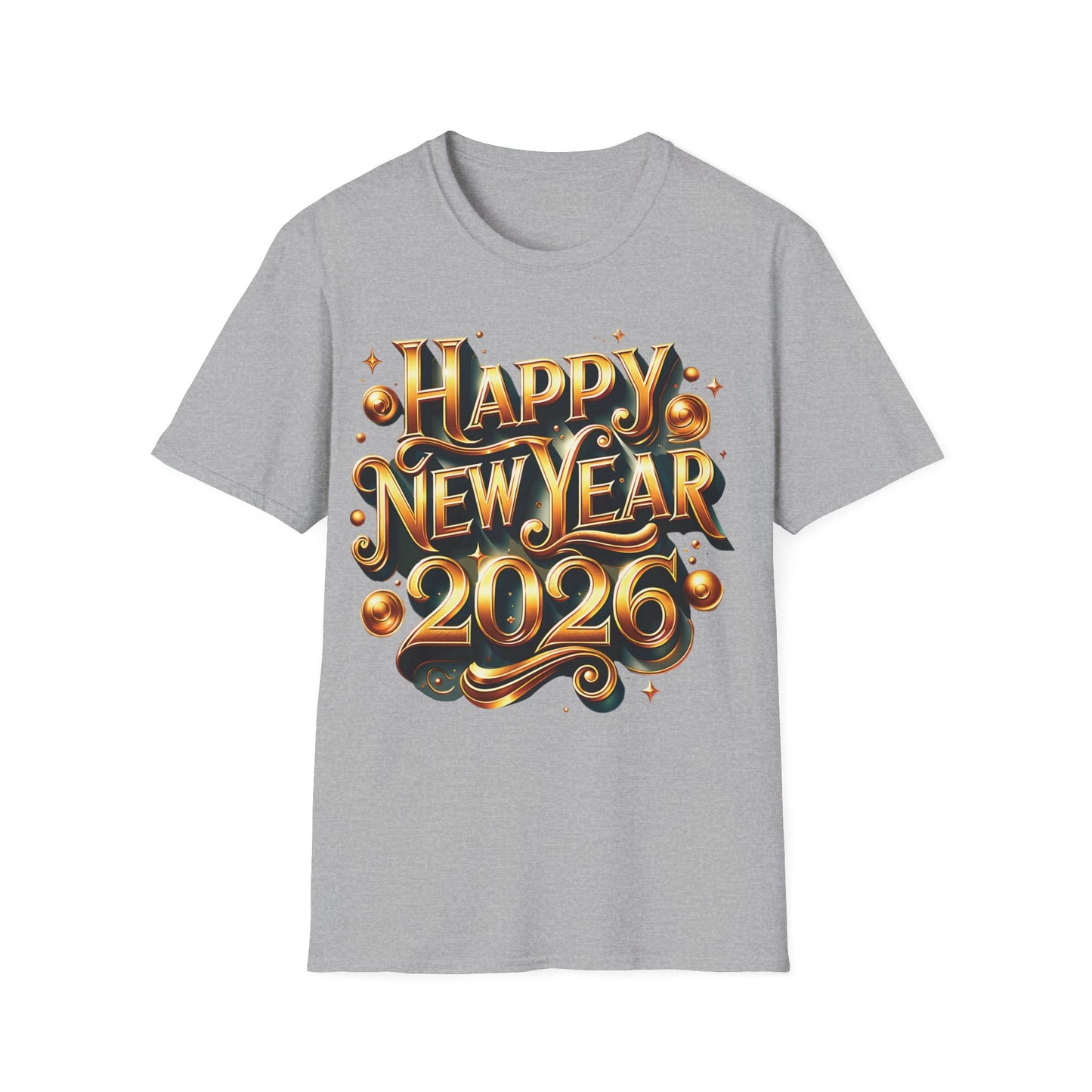Happy New Year 2026 Unisex Softstyle T-Shirt