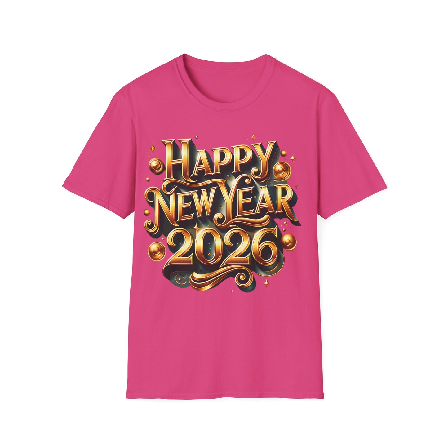 Happy New Year 2026 Unisex Softstyle T-Shirt