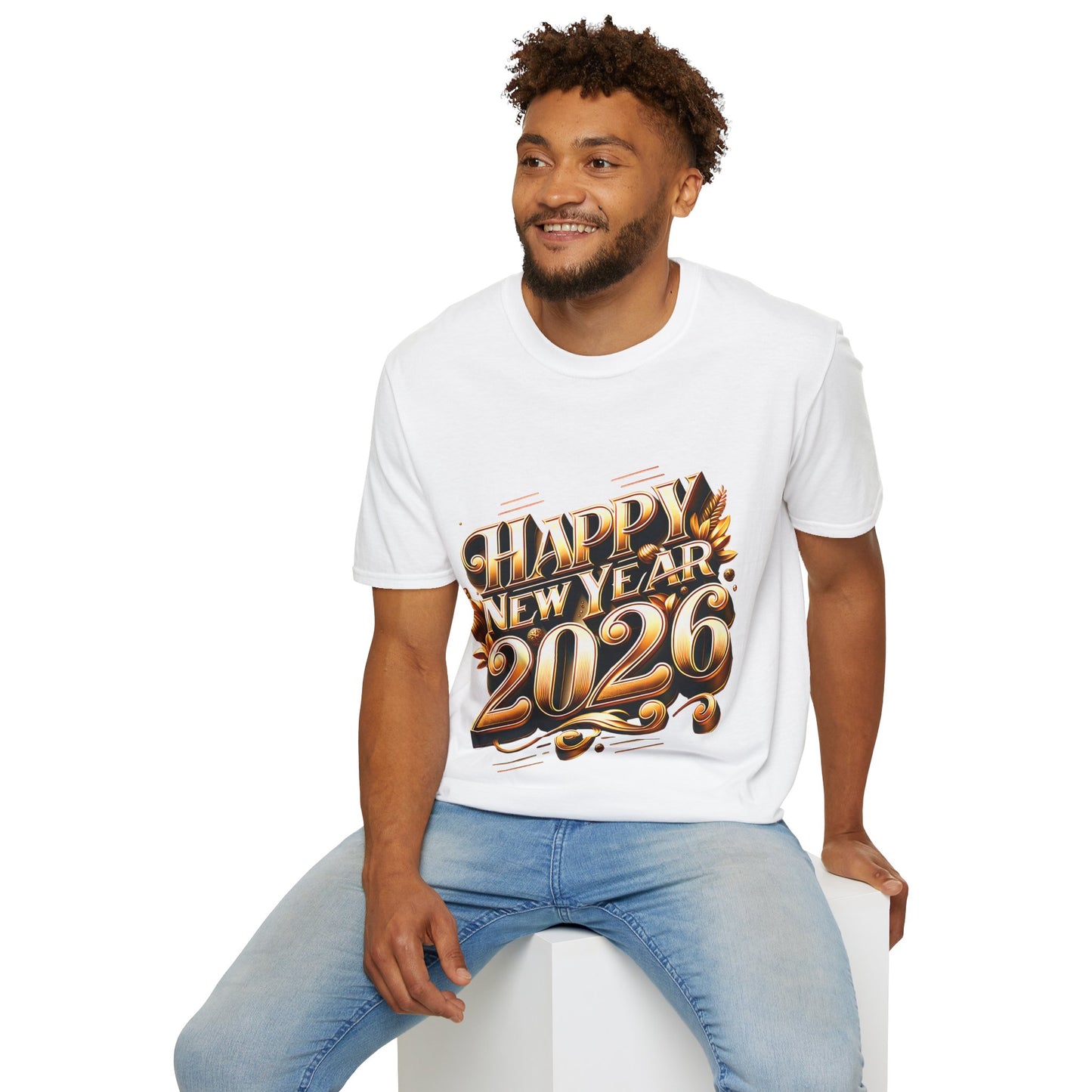Happy New Year 2026 Unisex Softstyle T-Shirt