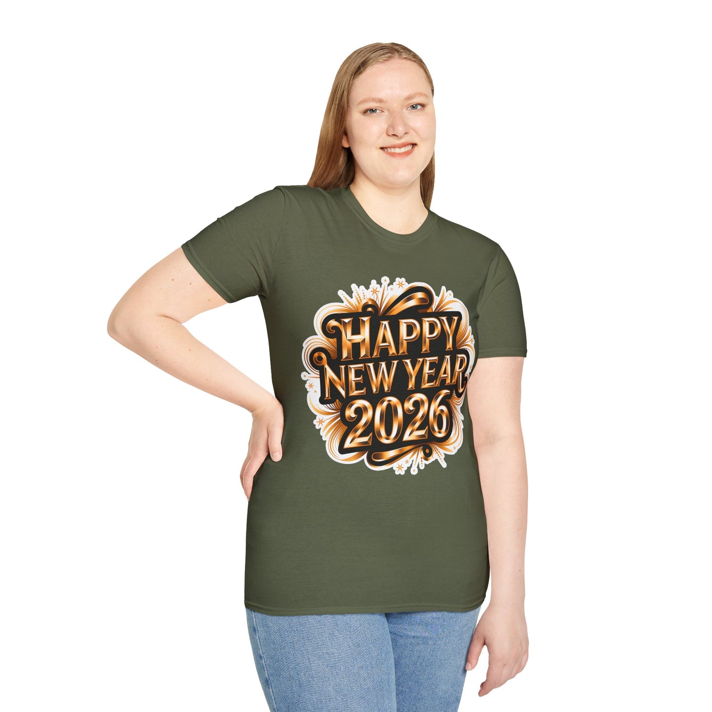 Happy New Year2026 Unisex Softstyle T-Shirt