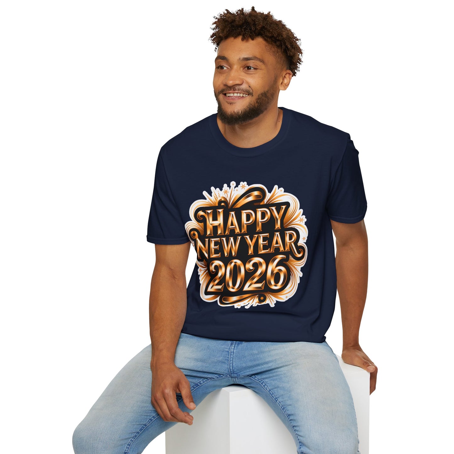 Happy New Year2026 Unisex Softstyle T-Shirt
