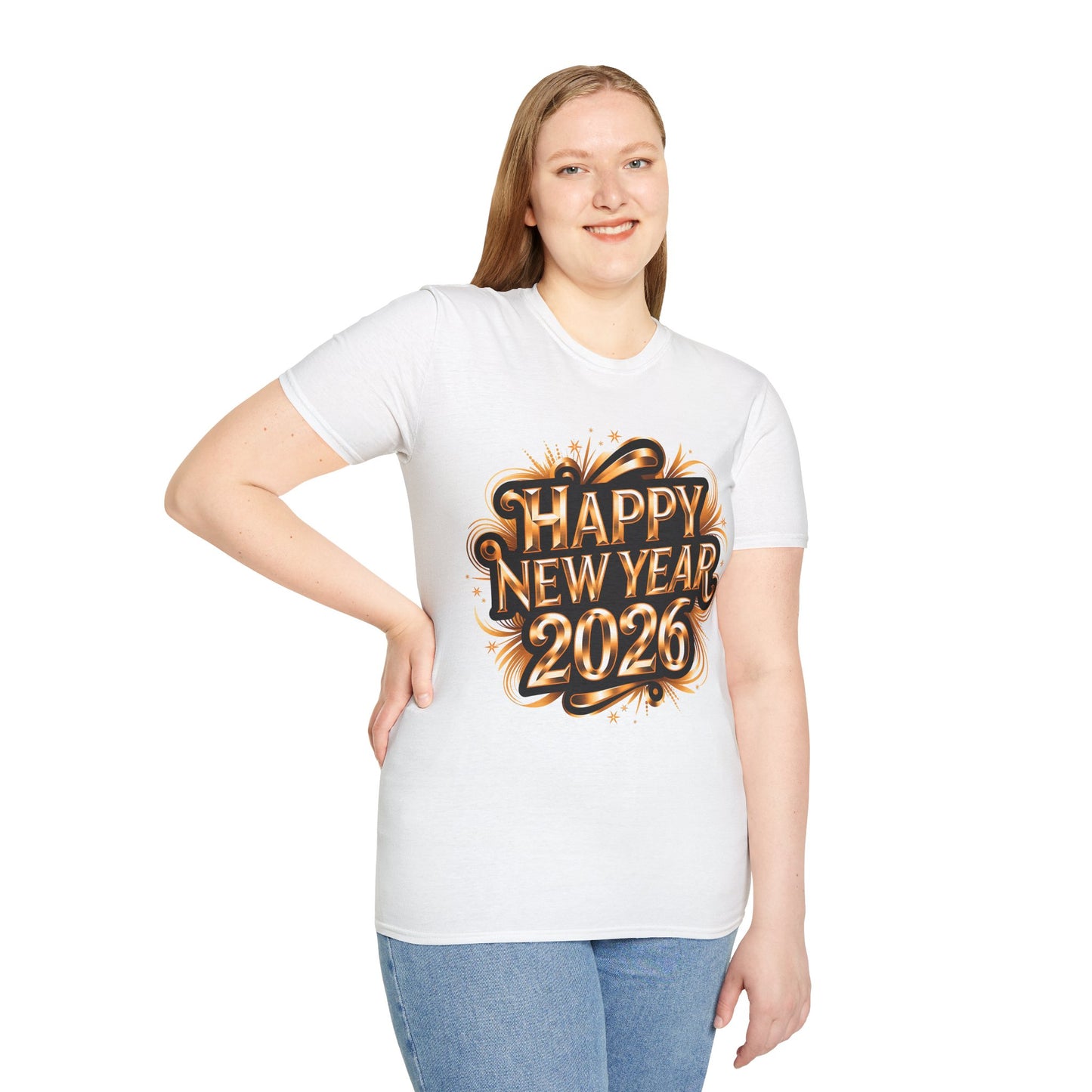 Happy New Year2026 Unisex Softstyle T-Shirt