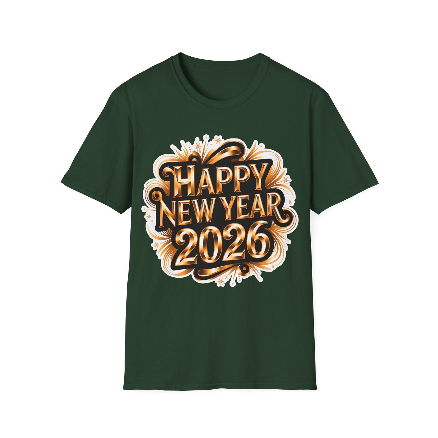 Happy New Year2026 Unisex Softstyle T-Shirt