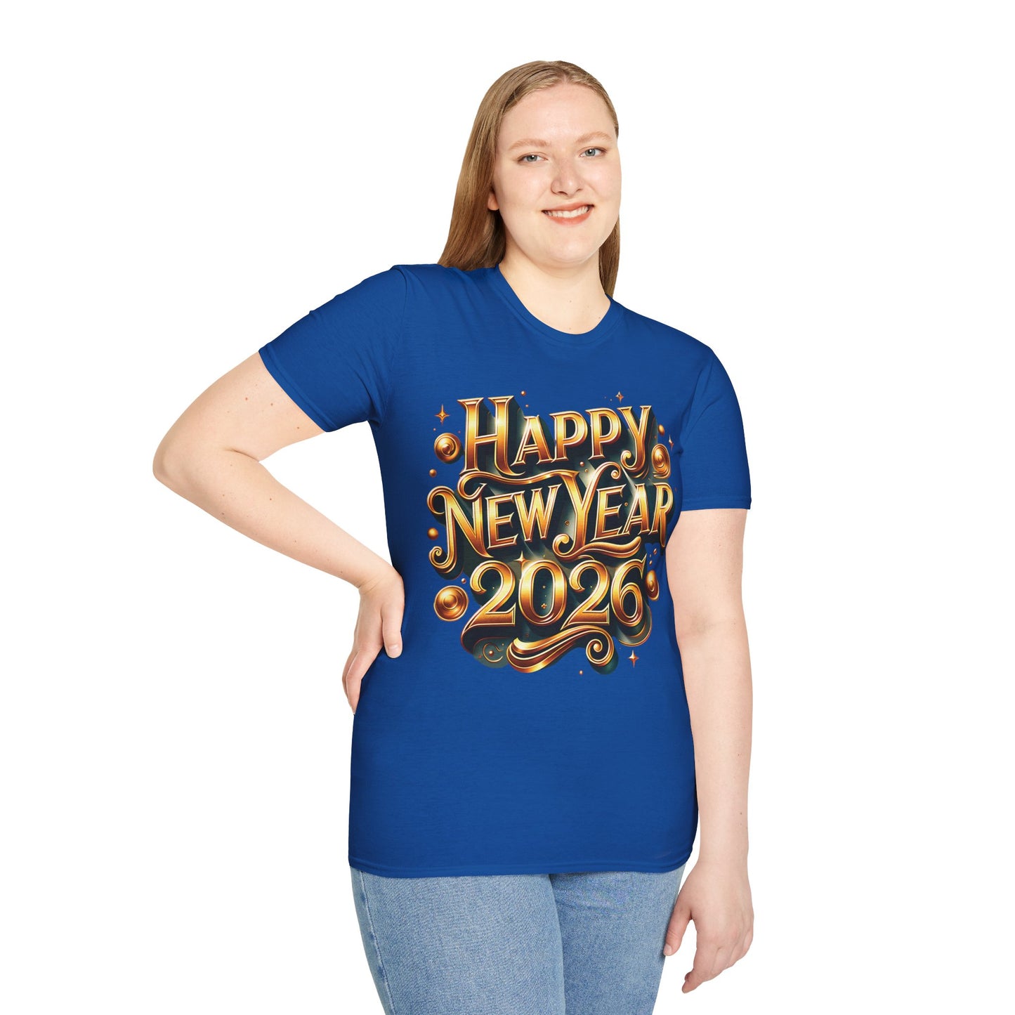 Happy New Year 2026 Unisex Softstyle T-Shirt
