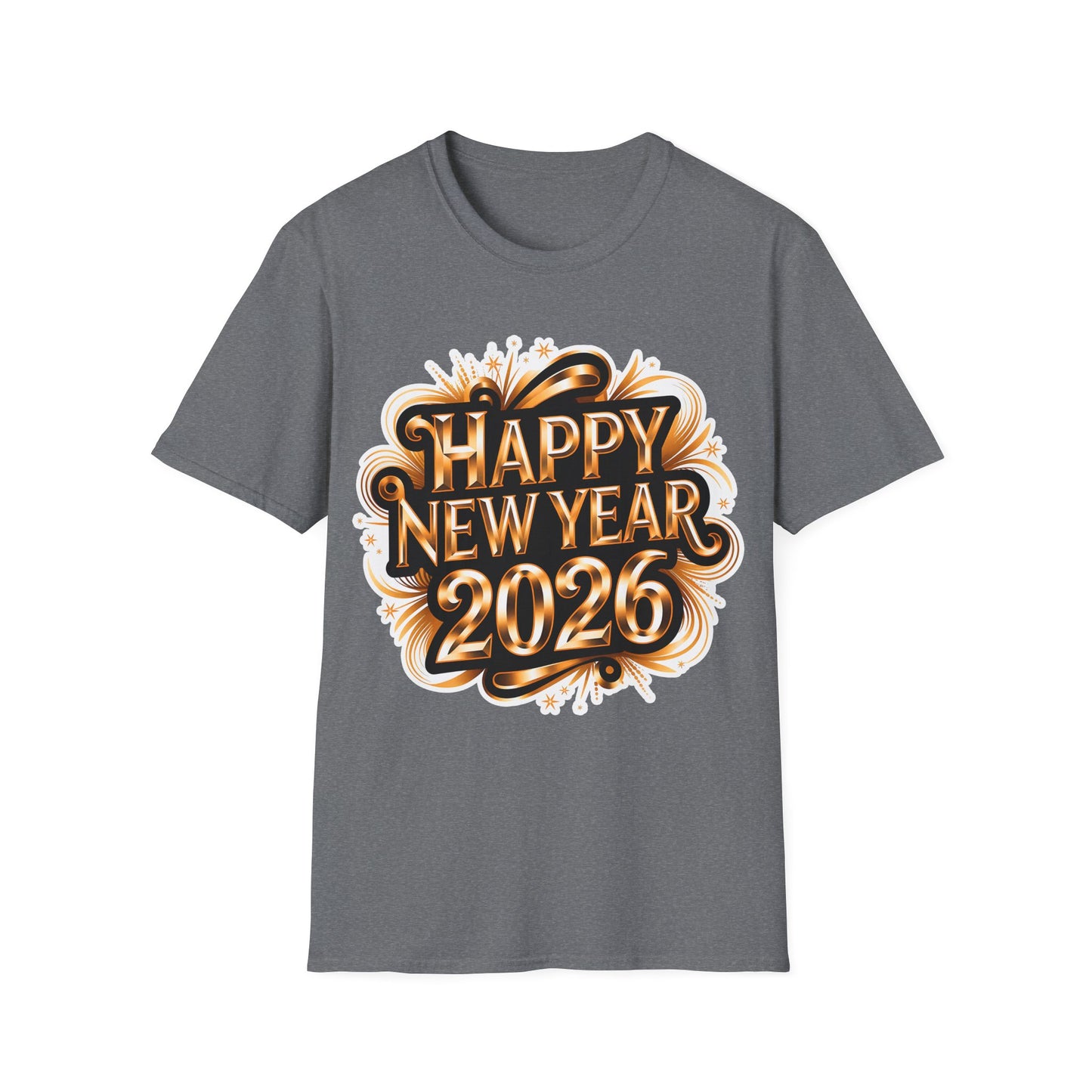 Happy New Year2026 Unisex Softstyle T-Shirt