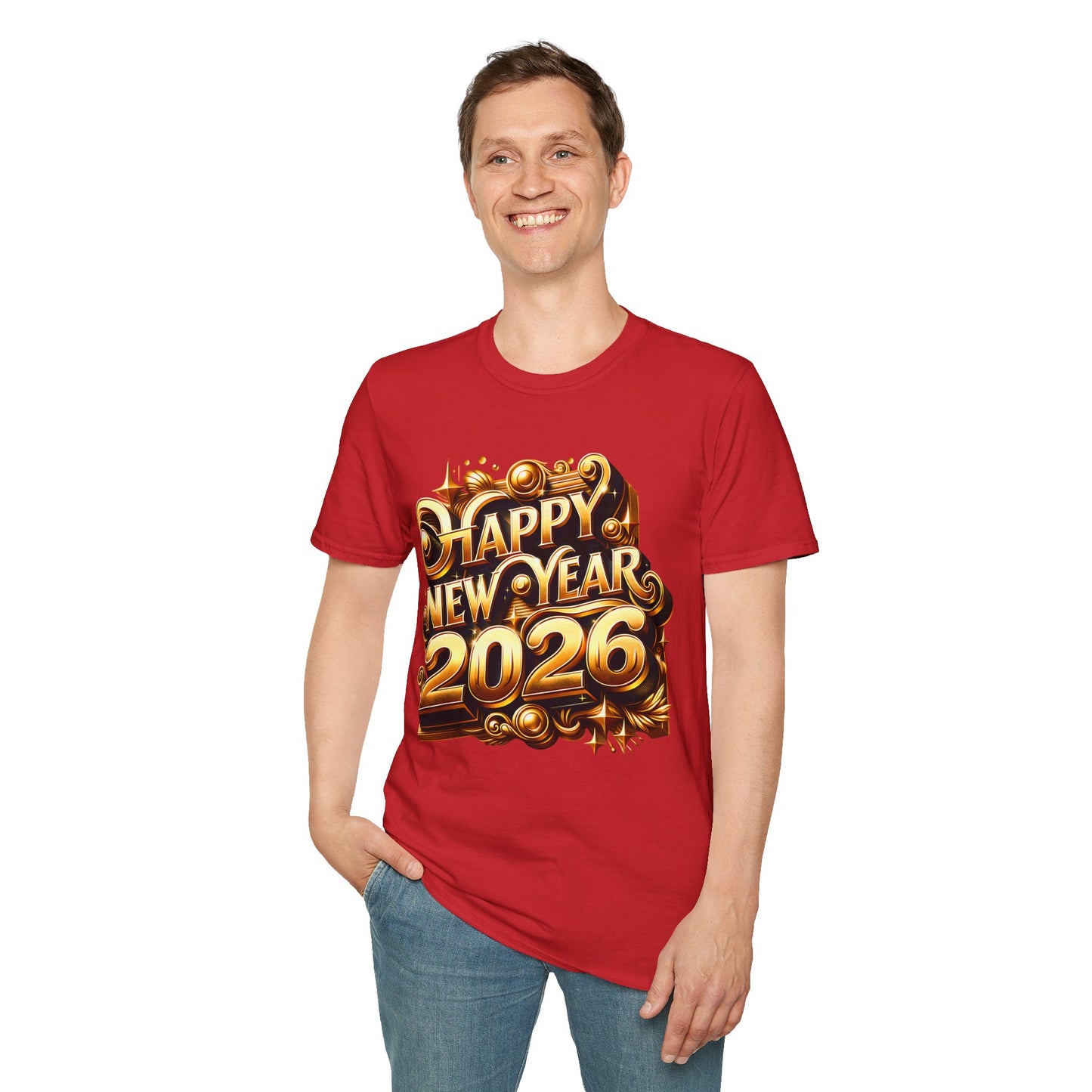 Happy New Year 2026 Softstyle T-Shirt