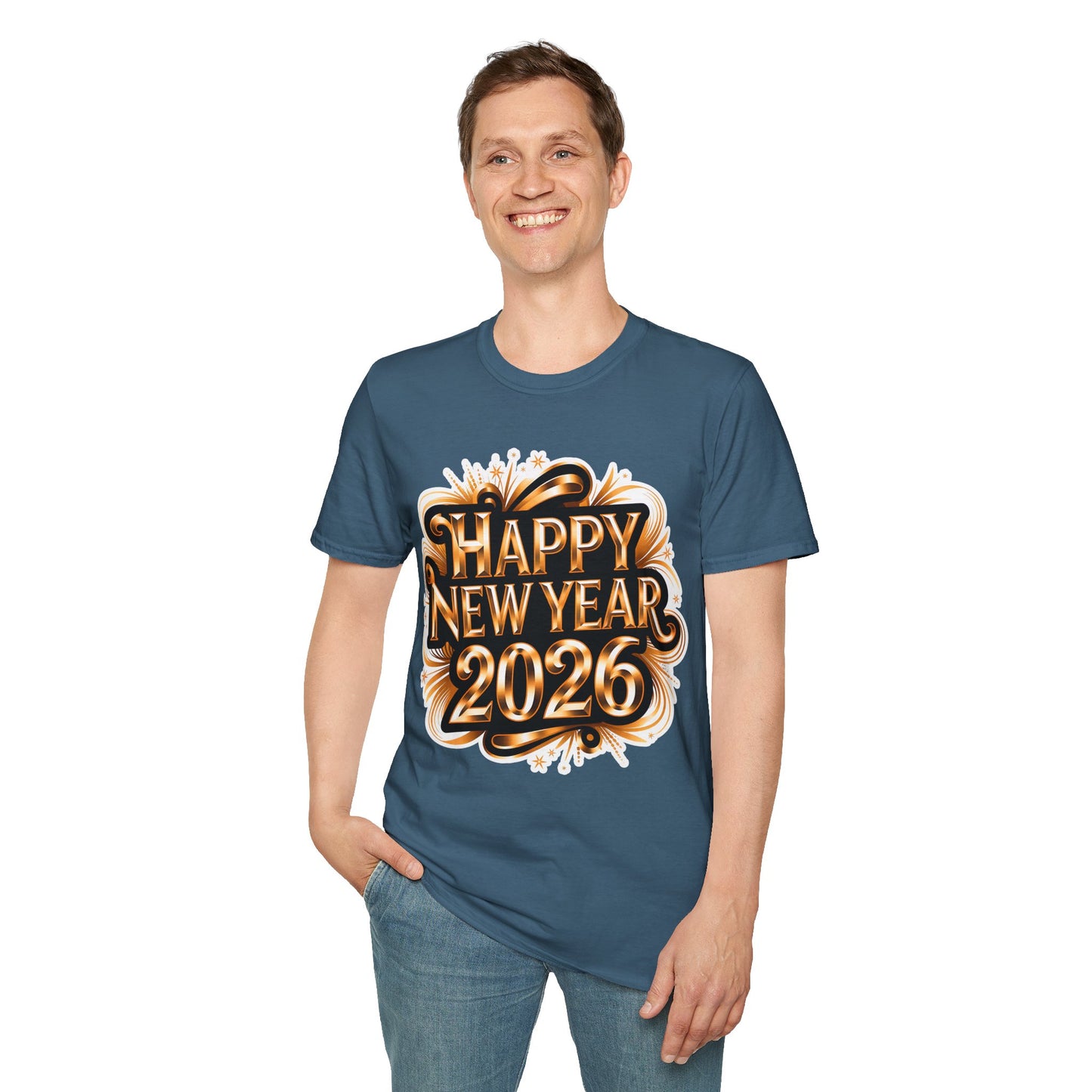 Happy New Year2026 Unisex Softstyle T-Shirt
