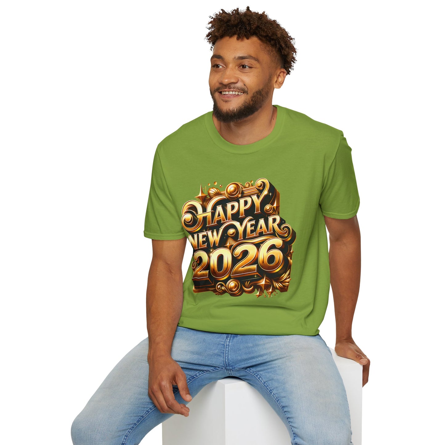 Happy New Year 2026 Softstyle T-Shirt