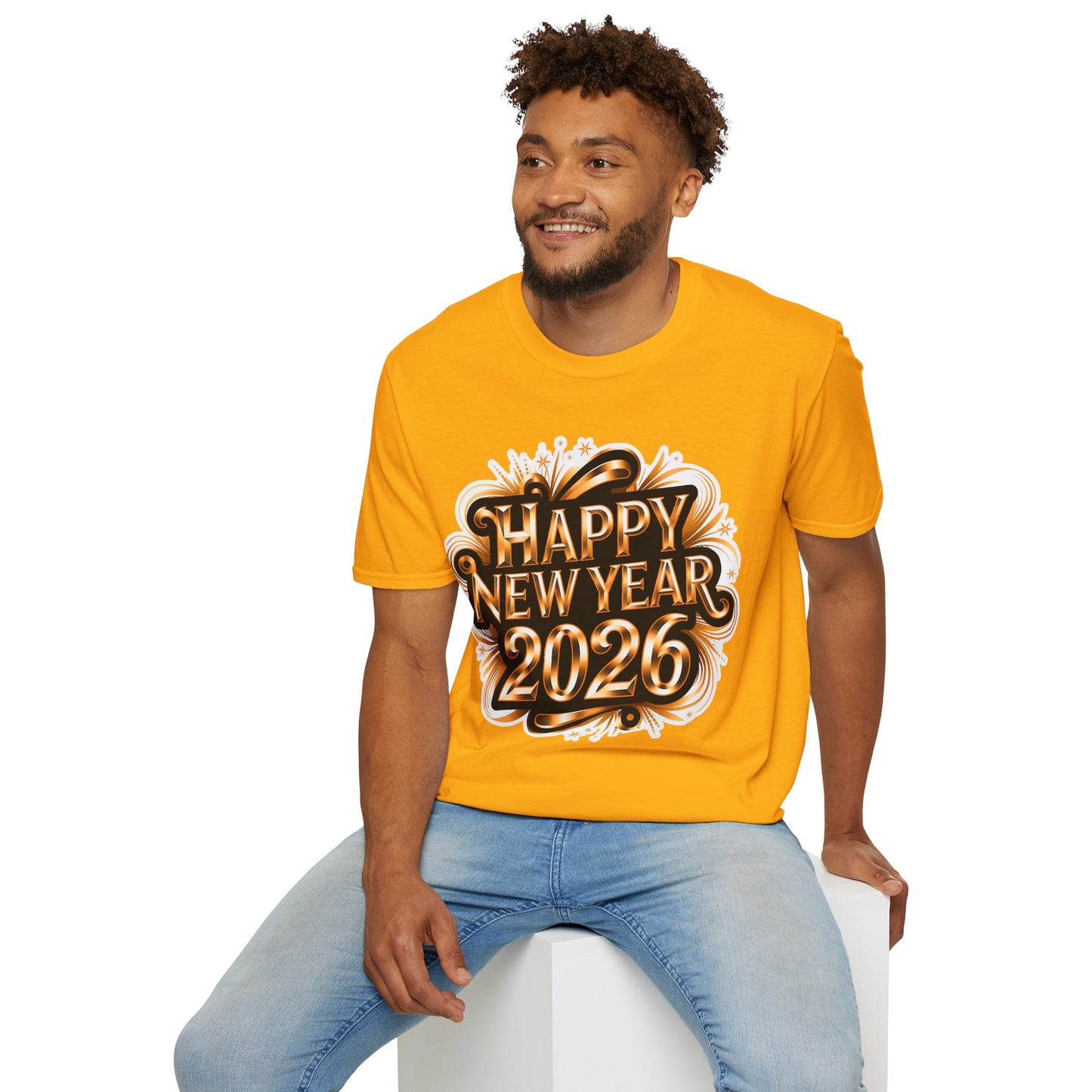 Happy New Year2026 Unisex Softstyle T-Shirt