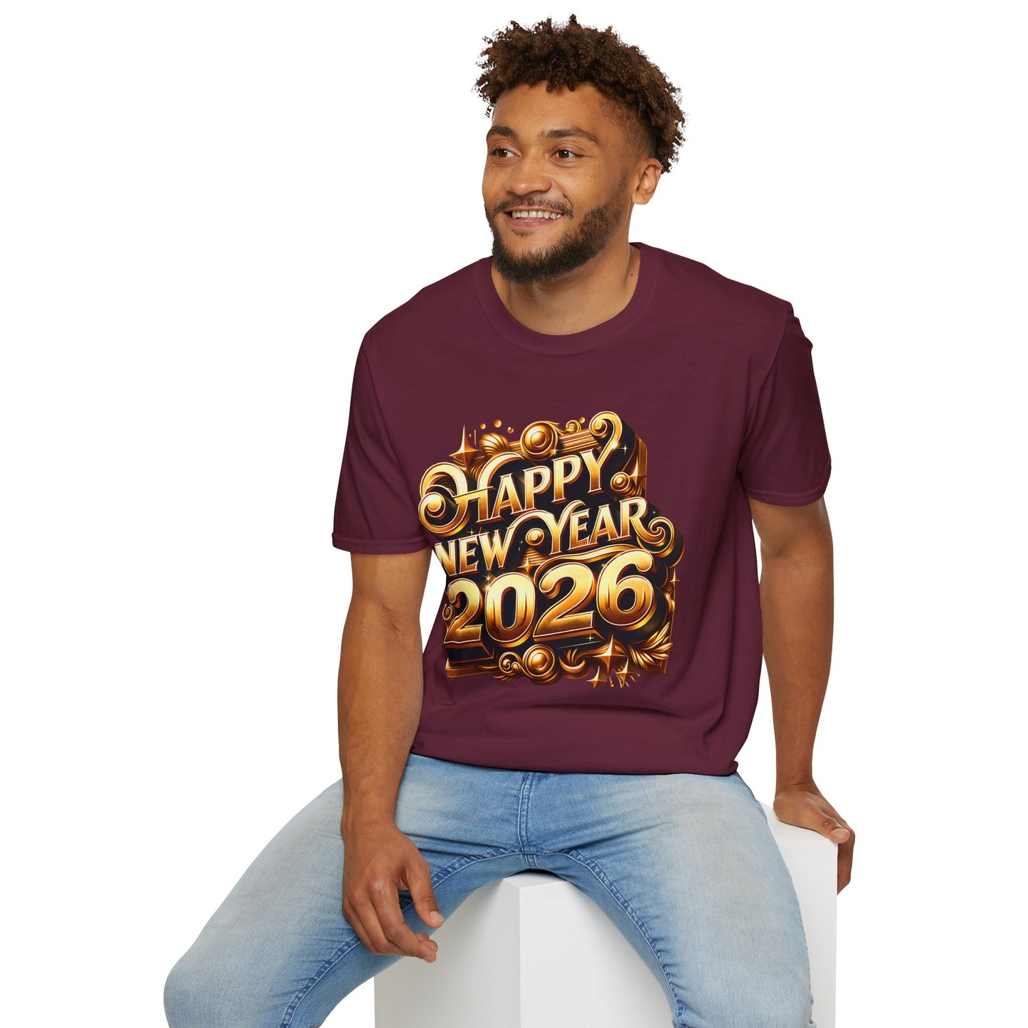 Happy New Year 2026 Softstyle T-Shirt