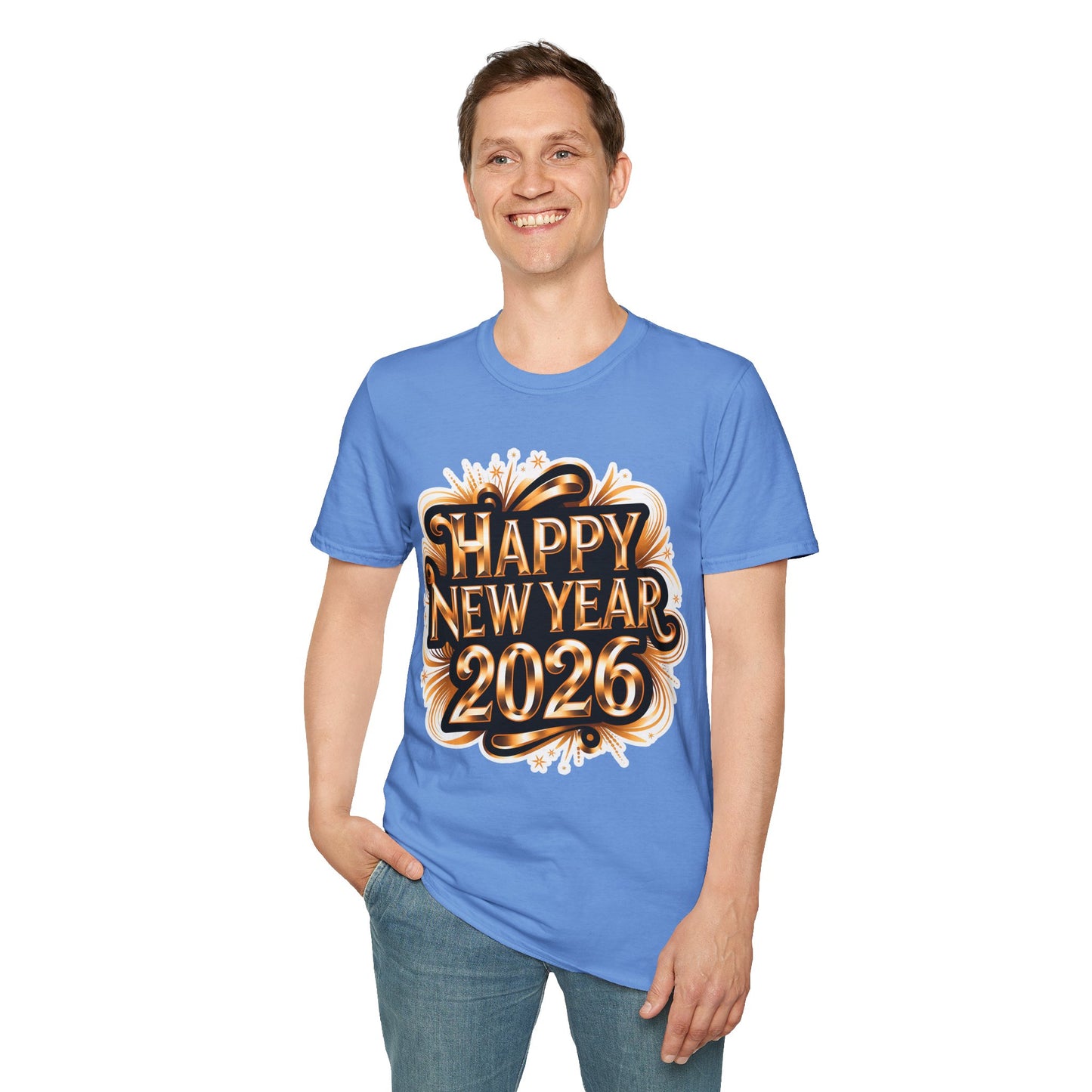 Happy New Year2026 Unisex Softstyle T-Shirt