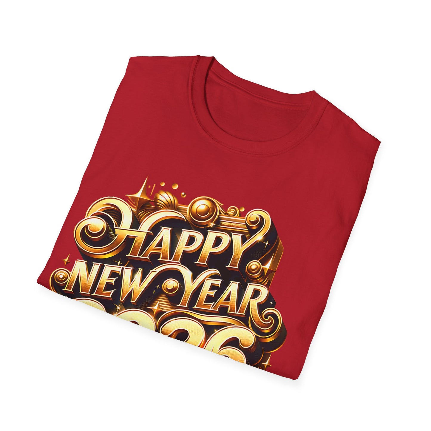 Happy New Year 2026 Softstyle T-Shirt
