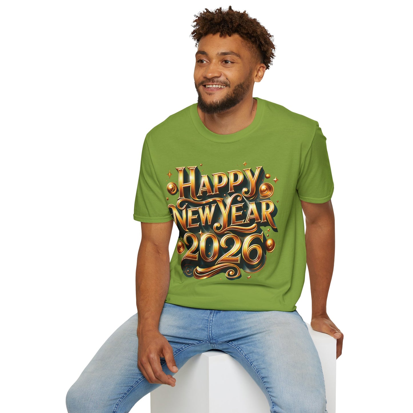 Happy New Year 2026 Unisex Softstyle T-Shirt