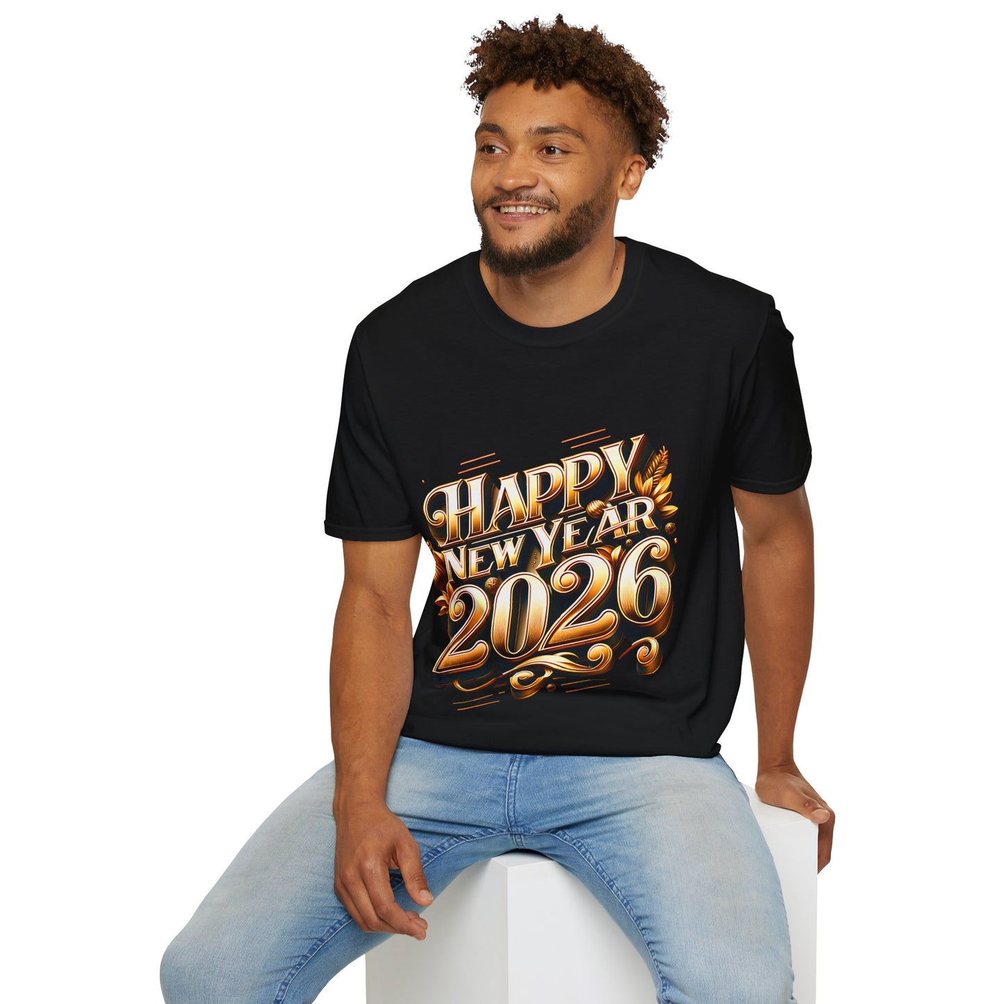 Happy New Year 2026 Unisex Softstyle T-Shirt