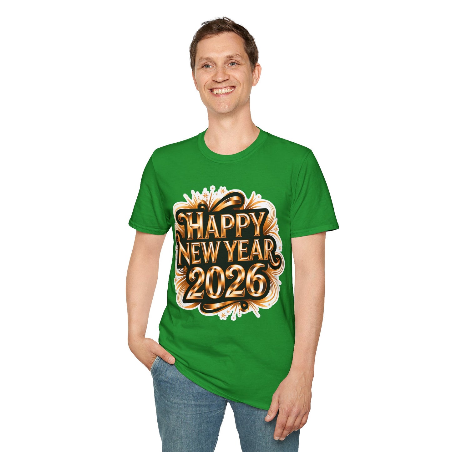 Happy New Year2026 Unisex Softstyle T-Shirt