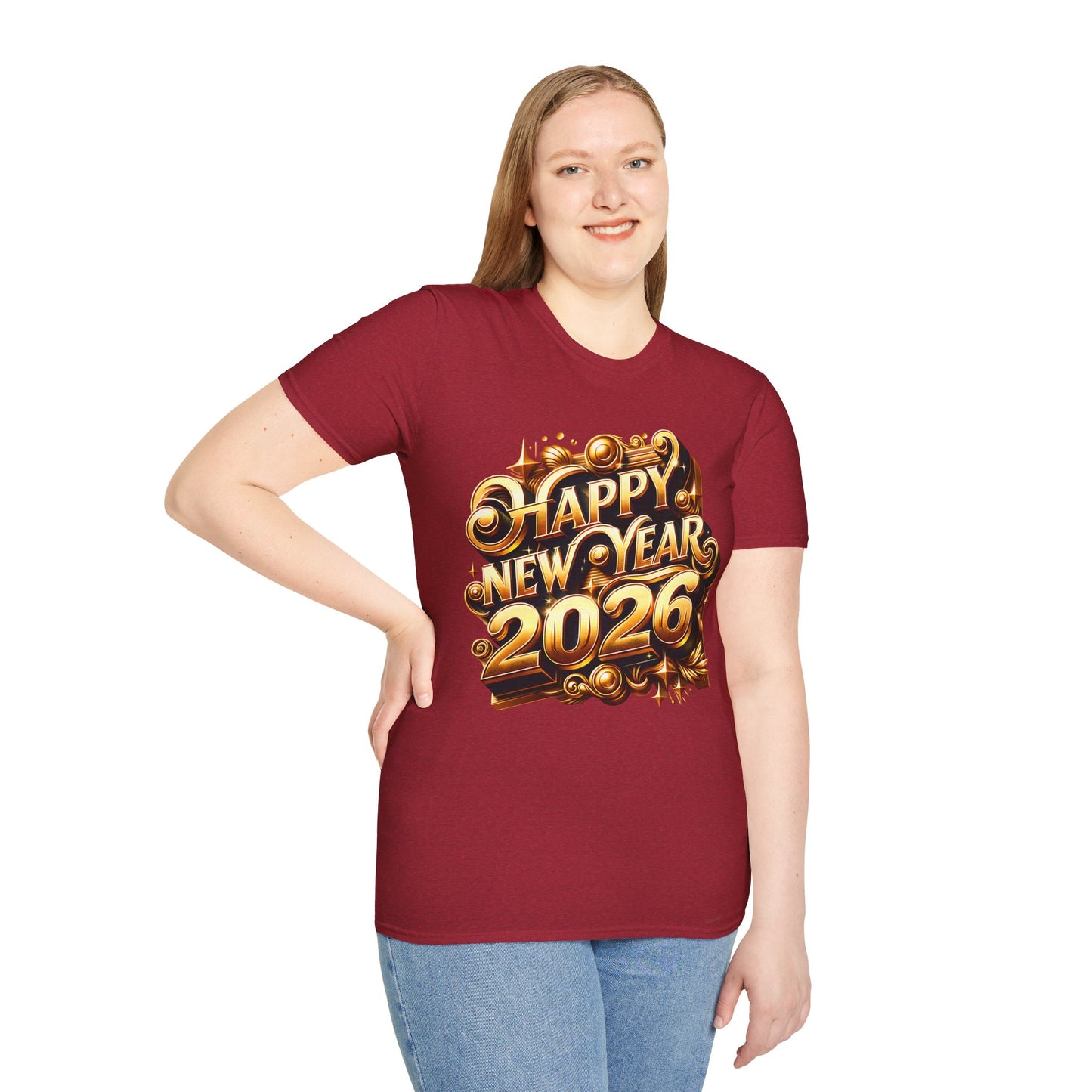 Happy New Year 2026 Softstyle T-Shirt