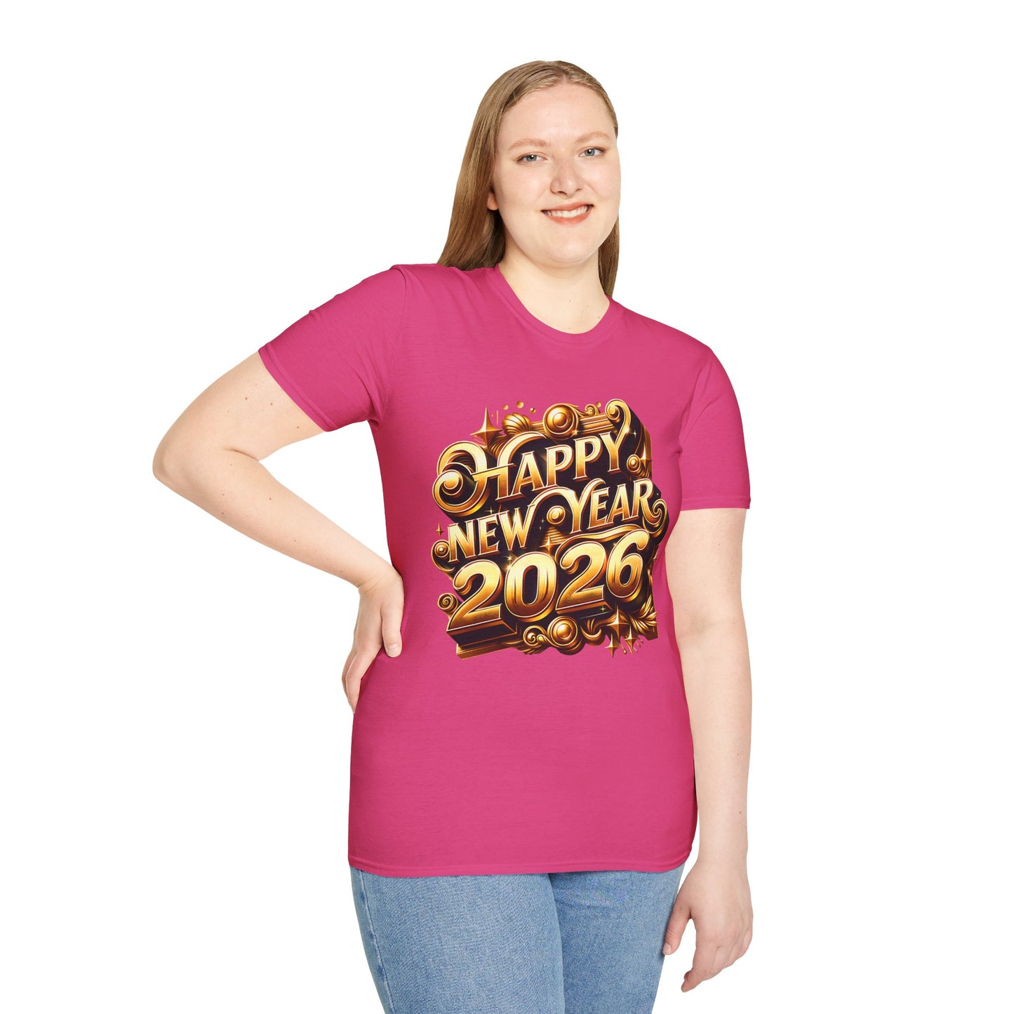Happy New Year 2026 Softstyle T-Shirt