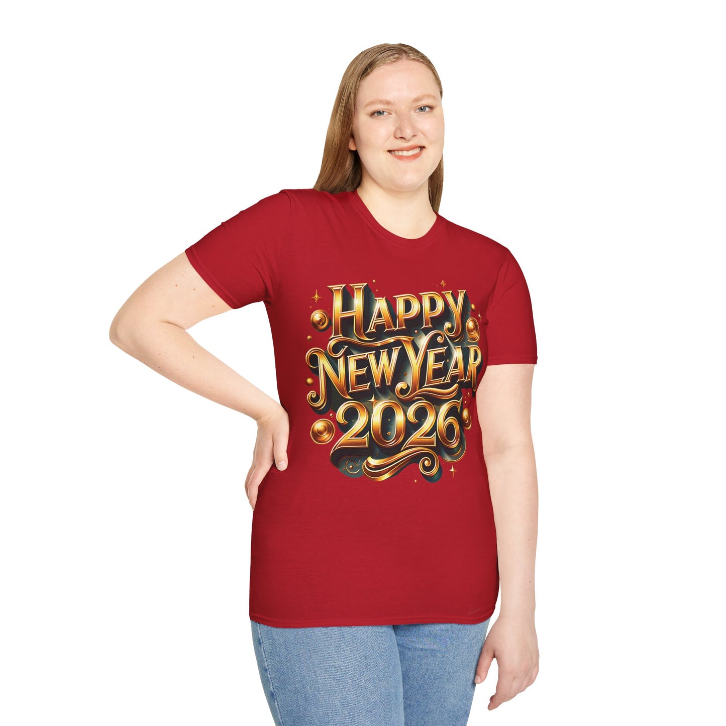 Happy New Year 2026 Unisex Softstyle T-Shirt