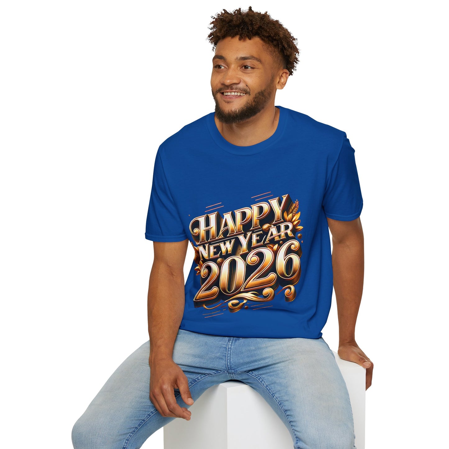 Happy New Year 2026 Unisex Softstyle T-Shirt