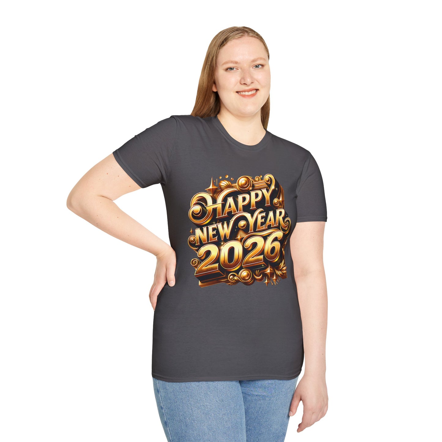 Happy New Year 2026 Softstyle T-Shirt