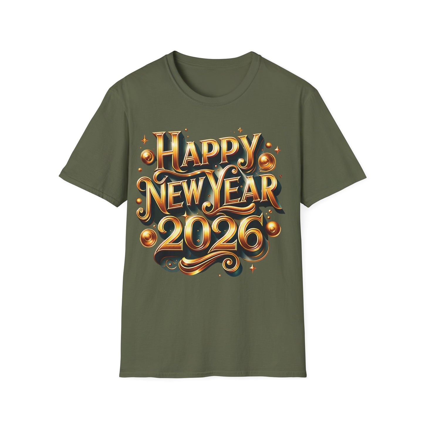 Happy New Year 2026 Unisex Softstyle T-Shirt