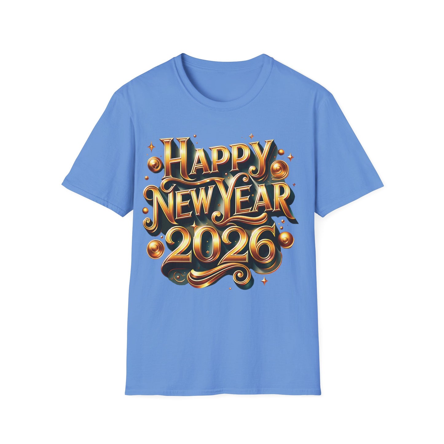Happy New Year 2026 Unisex Softstyle T-Shirt