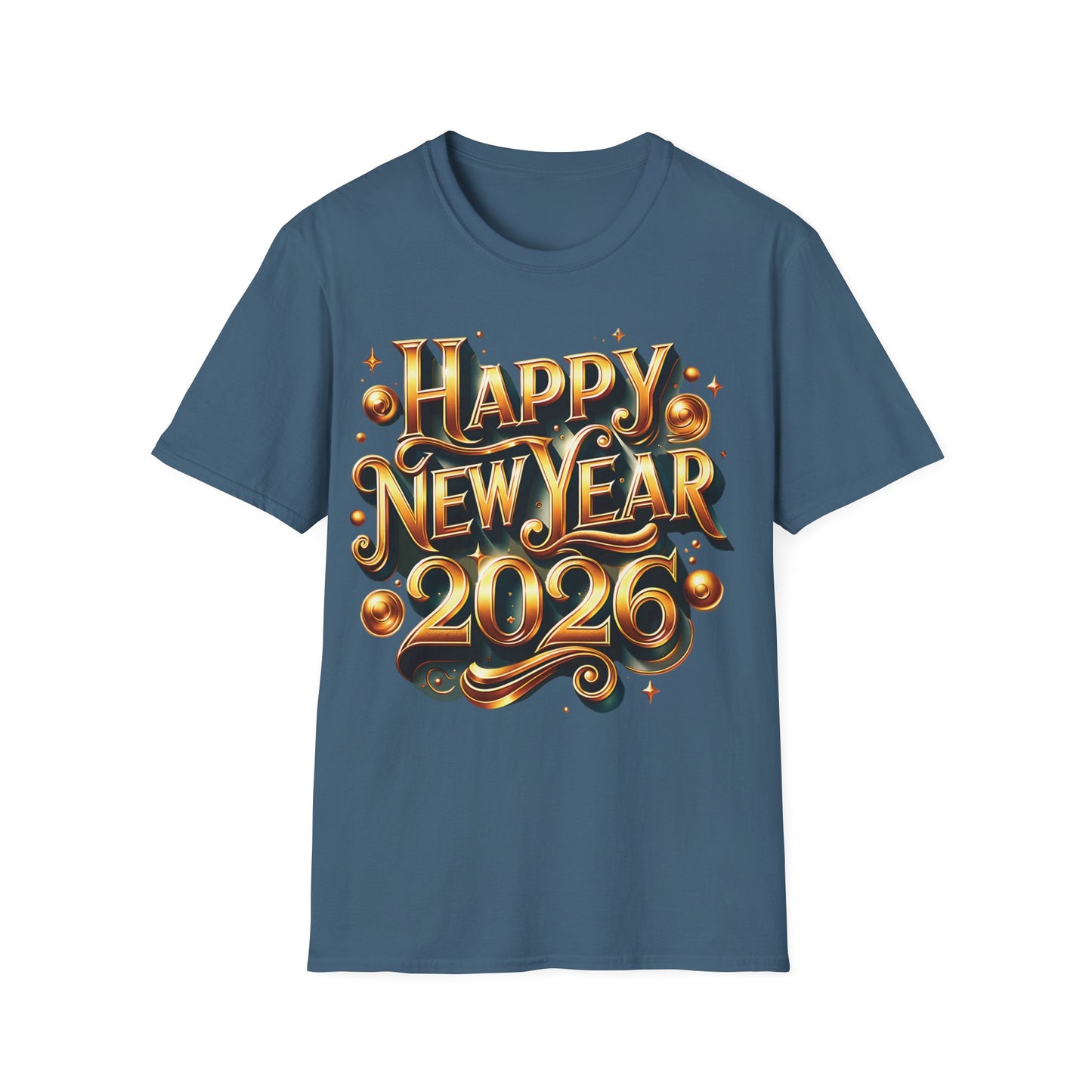 Happy New Year 2026 Unisex Softstyle T-Shirt