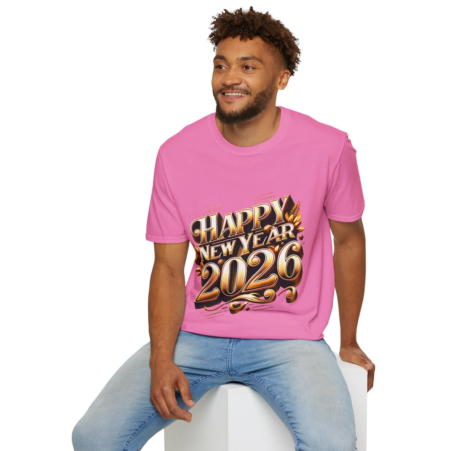 Happy New Year 2026 Unisex Softstyle T-Shirt