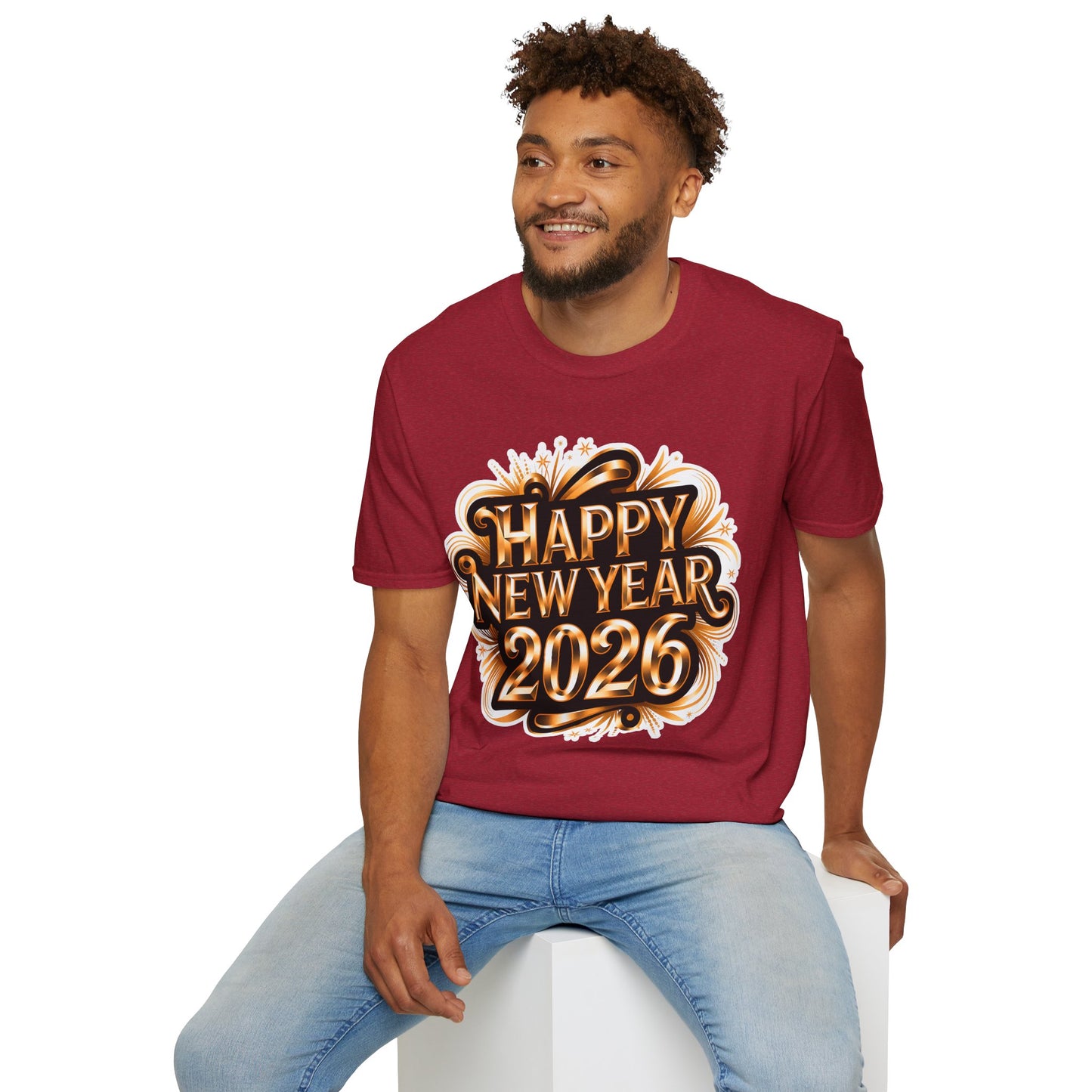 Happy New Year2026 Unisex Softstyle T-Shirt