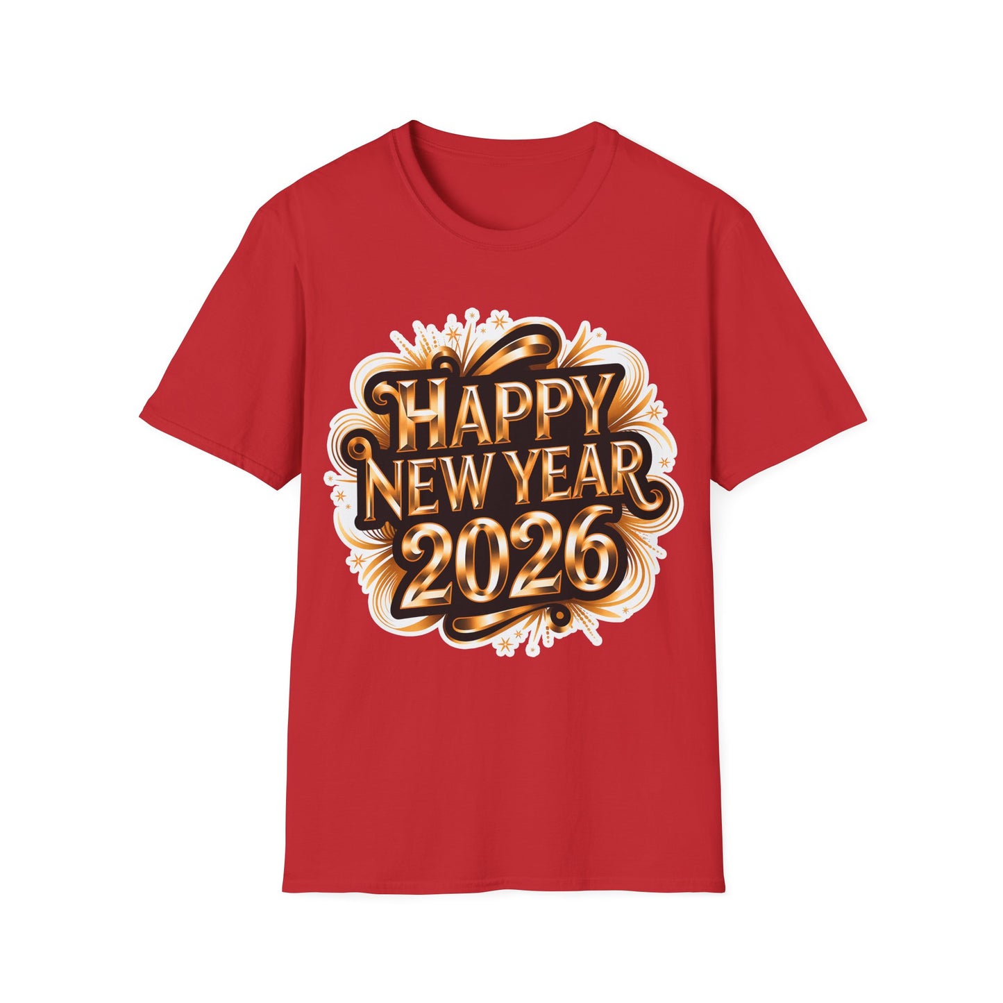 Happy New Year2026 Unisex Softstyle T-Shirt