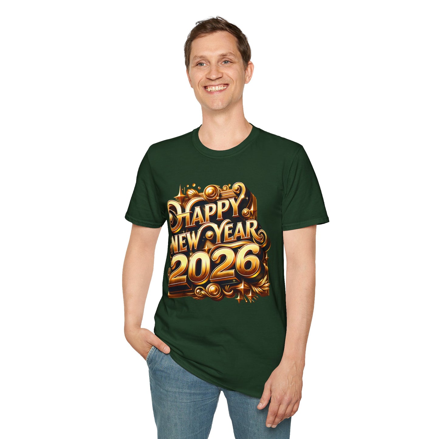 Happy New Year 2026 Softstyle T-Shirt