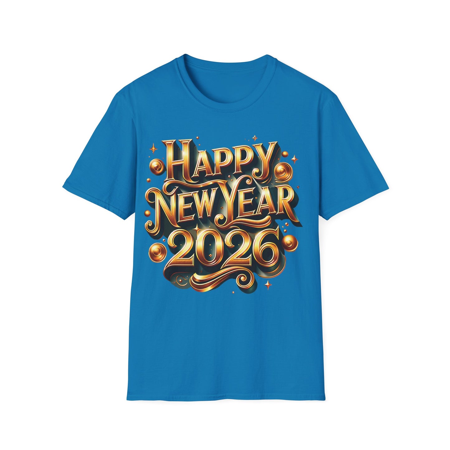 Happy New Year 2026 Unisex Softstyle T-Shirt