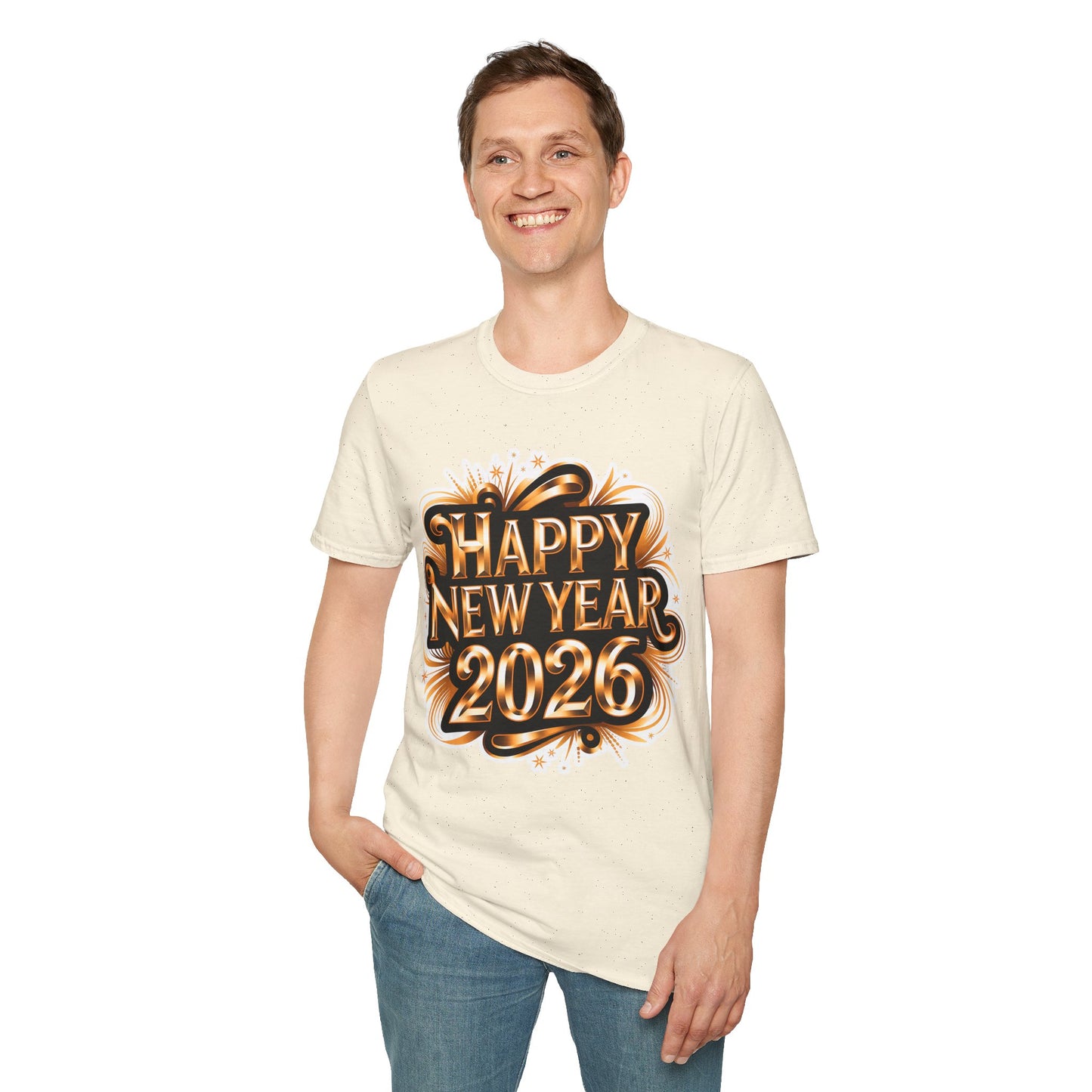 Happy New Year2026 Unisex Softstyle T-Shirt