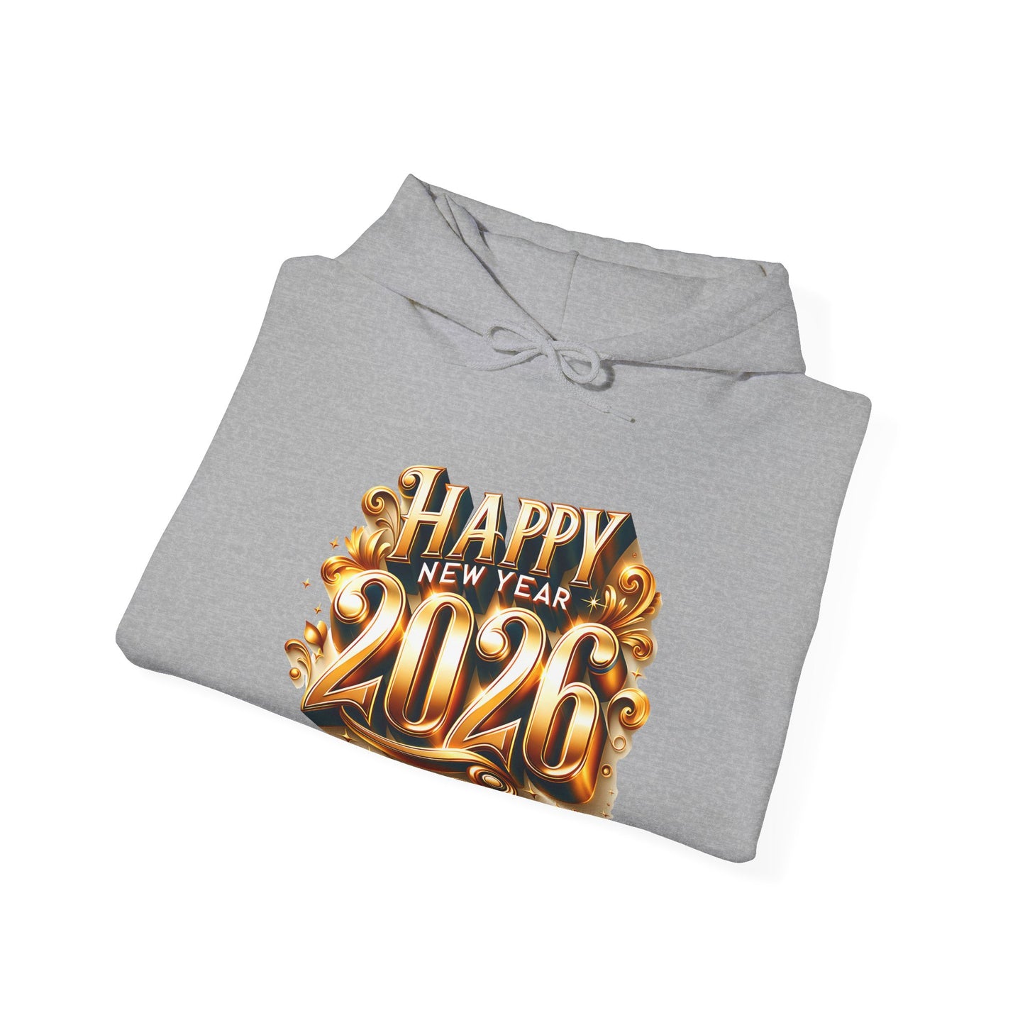 Happy New Year 2026 Hooded
