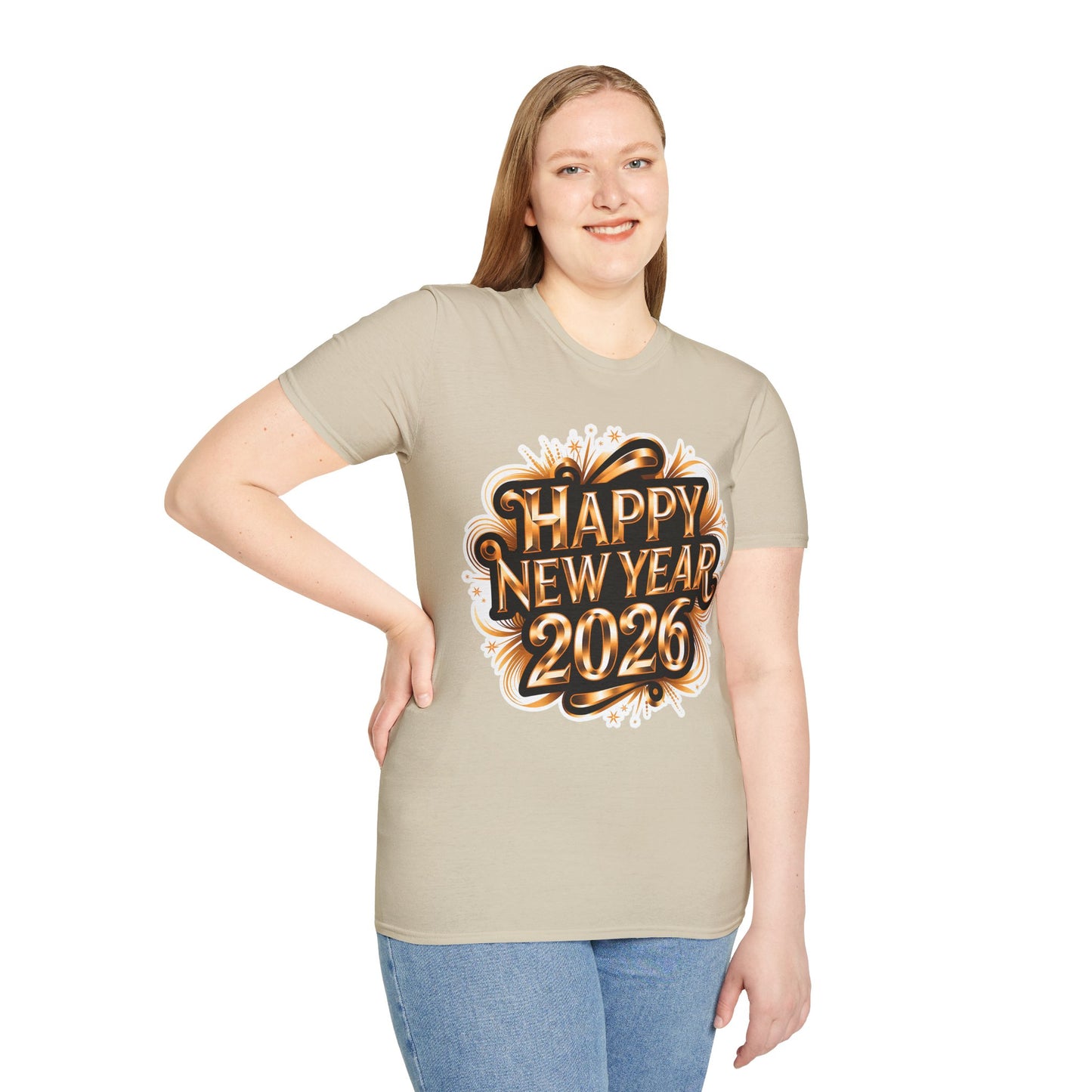 Happy New Year2026 Unisex Softstyle T-Shirt