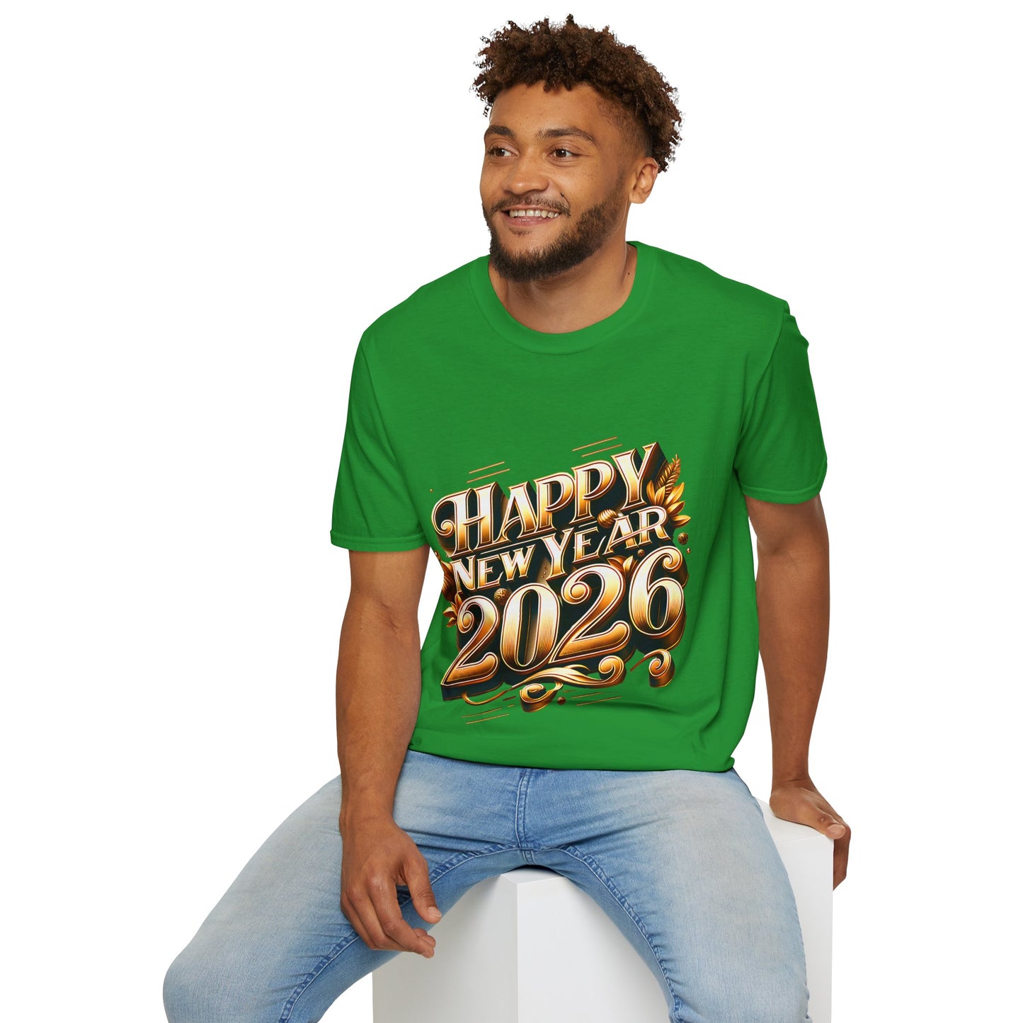 Happy New Year 2026 Unisex Softstyle T-Shirt