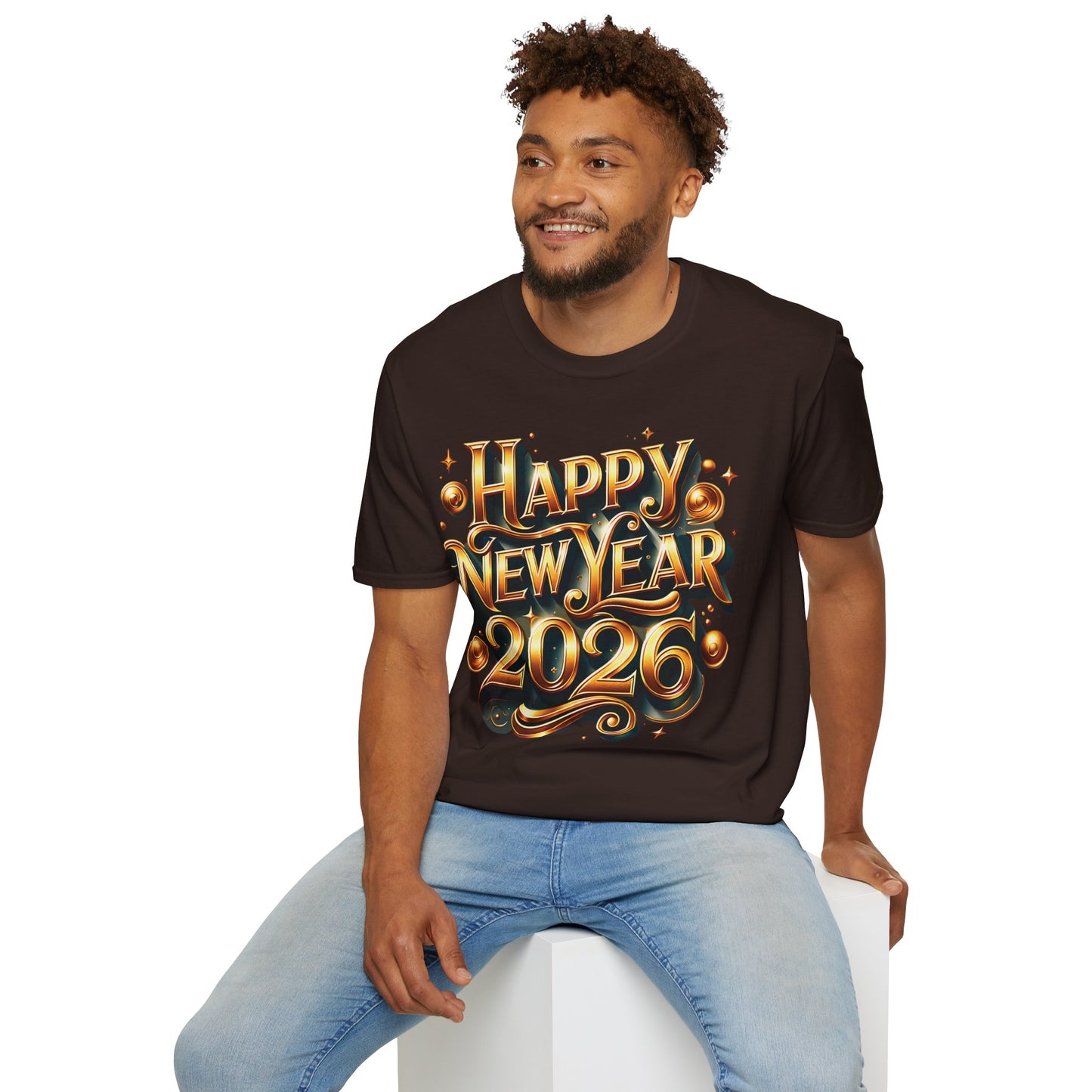 Happy New Year 2026 Unisex Softstyle T-Shirt
