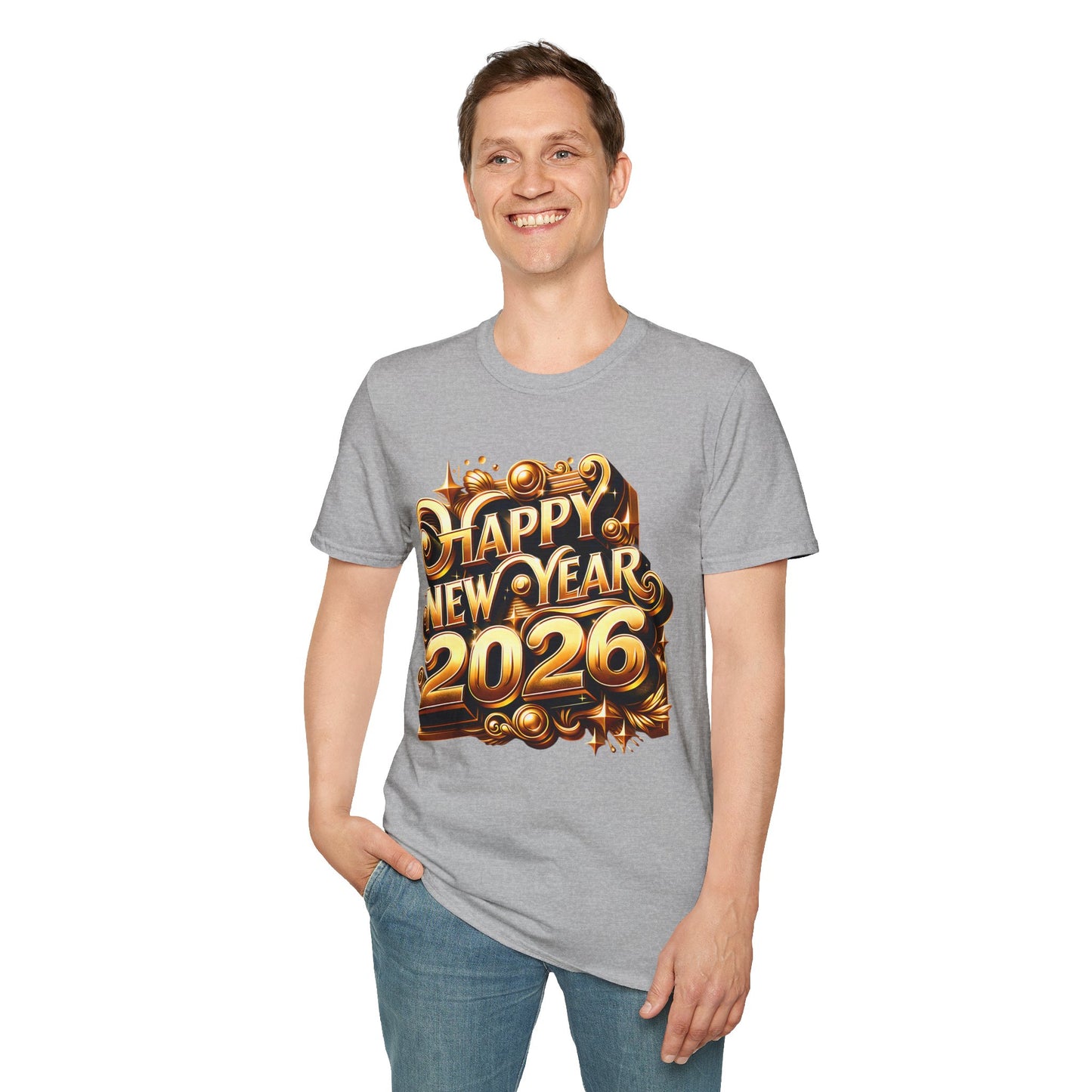 Happy New Year 2026 Softstyle T-Shirt