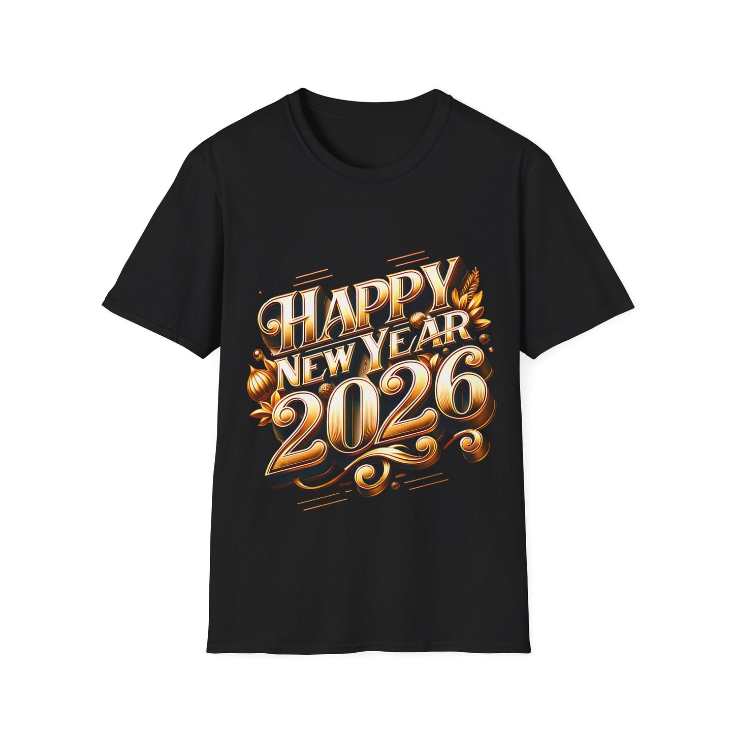 Happy New Year 2026 Unisex Softstyle T-Shirt