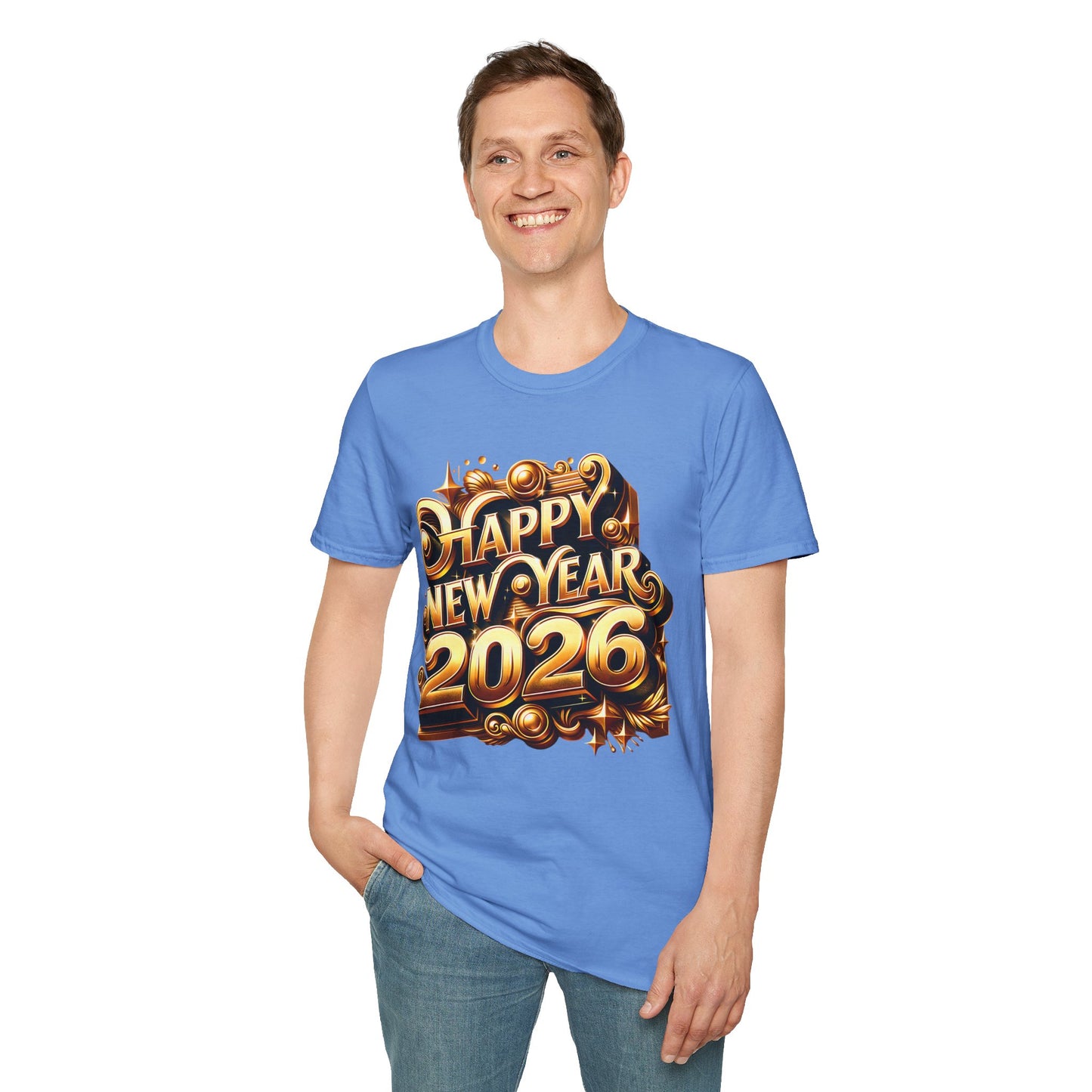 Happy New Year 2026 Softstyle T-Shirt